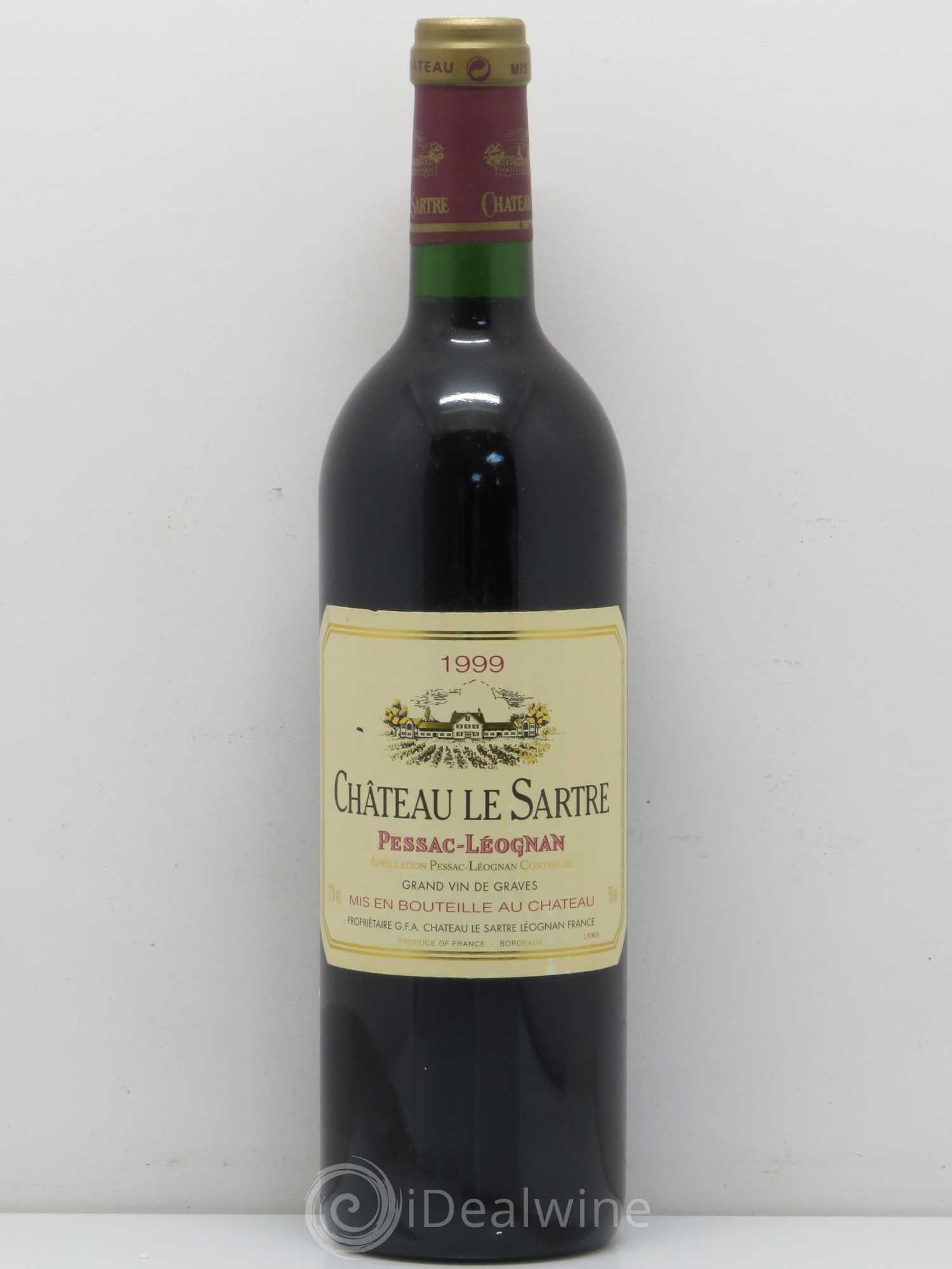 Château le Sartre 1999 - Lot de 1 bouteille - 0