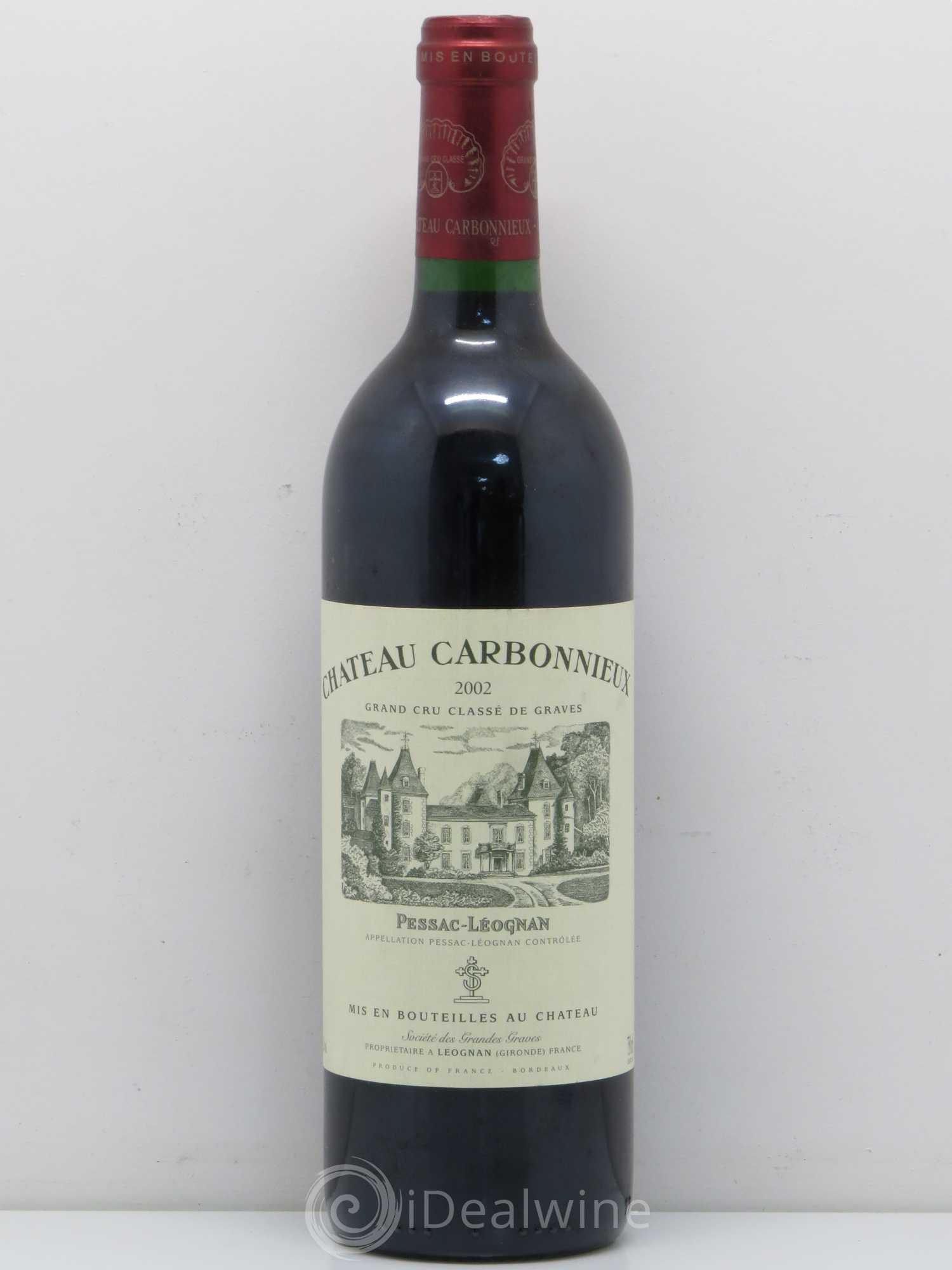 Château Carbonnieux Cru Classé de Graves 2002 - Lot de 1 bouteille - 0