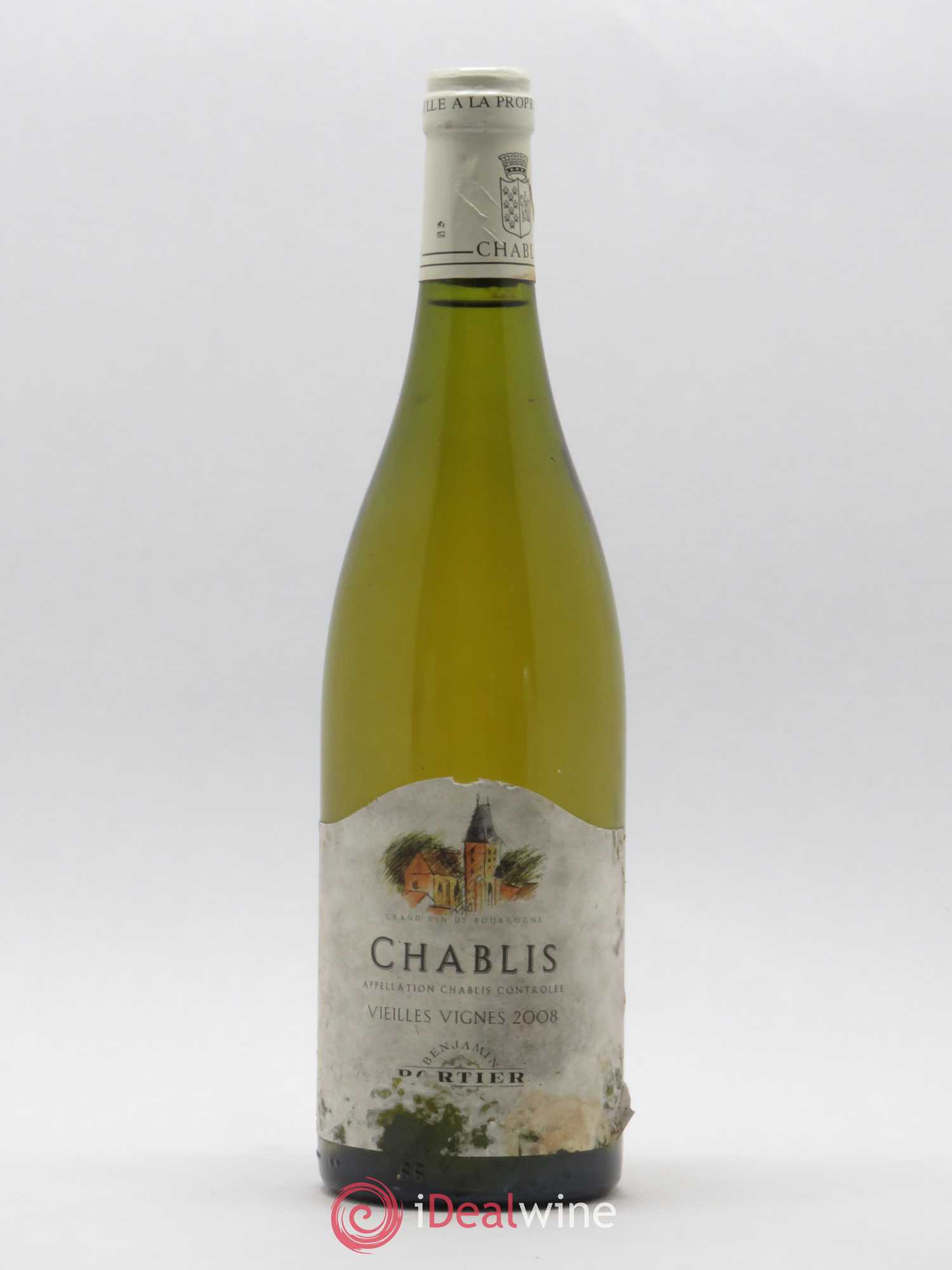 Chablis Vieilles Vignes Benjamin Portier 2008 - Posten von 1 Flasche - 0