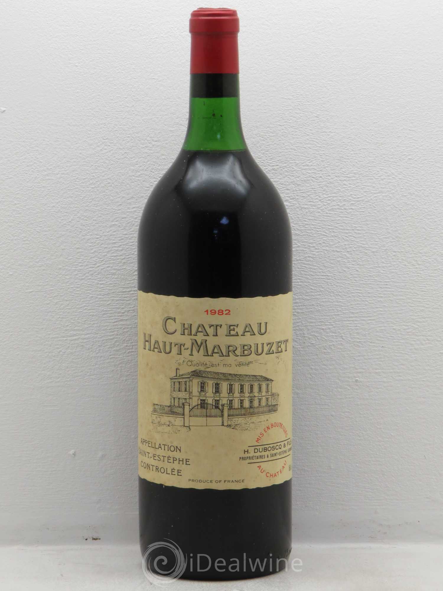 Château Haut Marbuzet 1982 - Lot de 1 magnum - 0