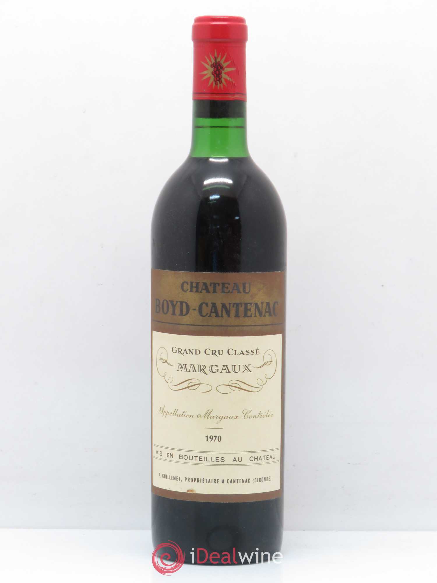 Château Boyd Cantenac 3ème Grand Cru Classé 1970 - Lot de 1 bouteille - 0