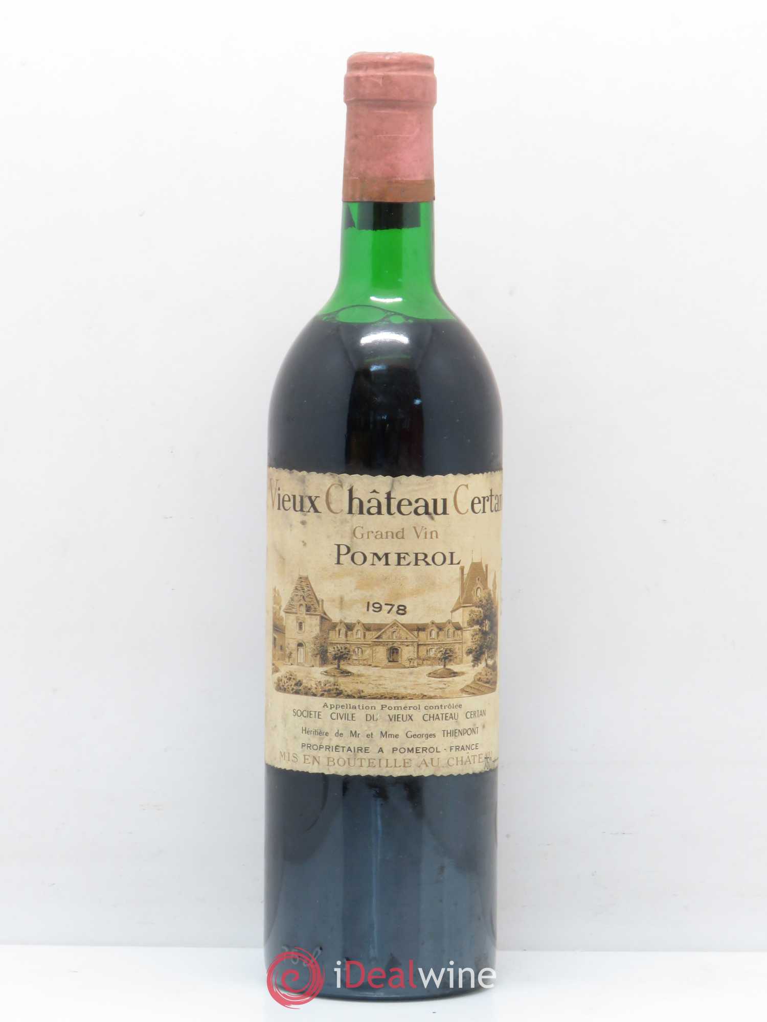 Vieux Château Certan 1978 - Lot de 1 bouteille - 0