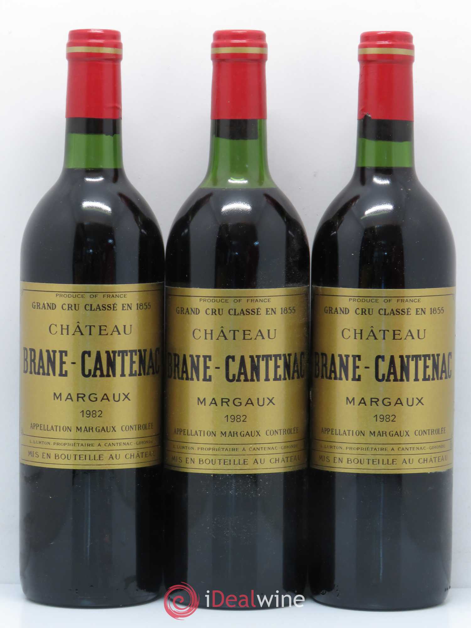 Château Brane Cantenac 2ème Grand Cru Classé 1982 - Lot de 6 bouteilles - 1