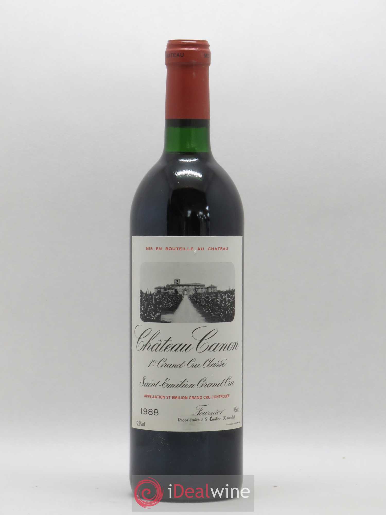 Château Canon 1er Grand Cru Classé B 1988 - Lot de 1 bouteille - 0