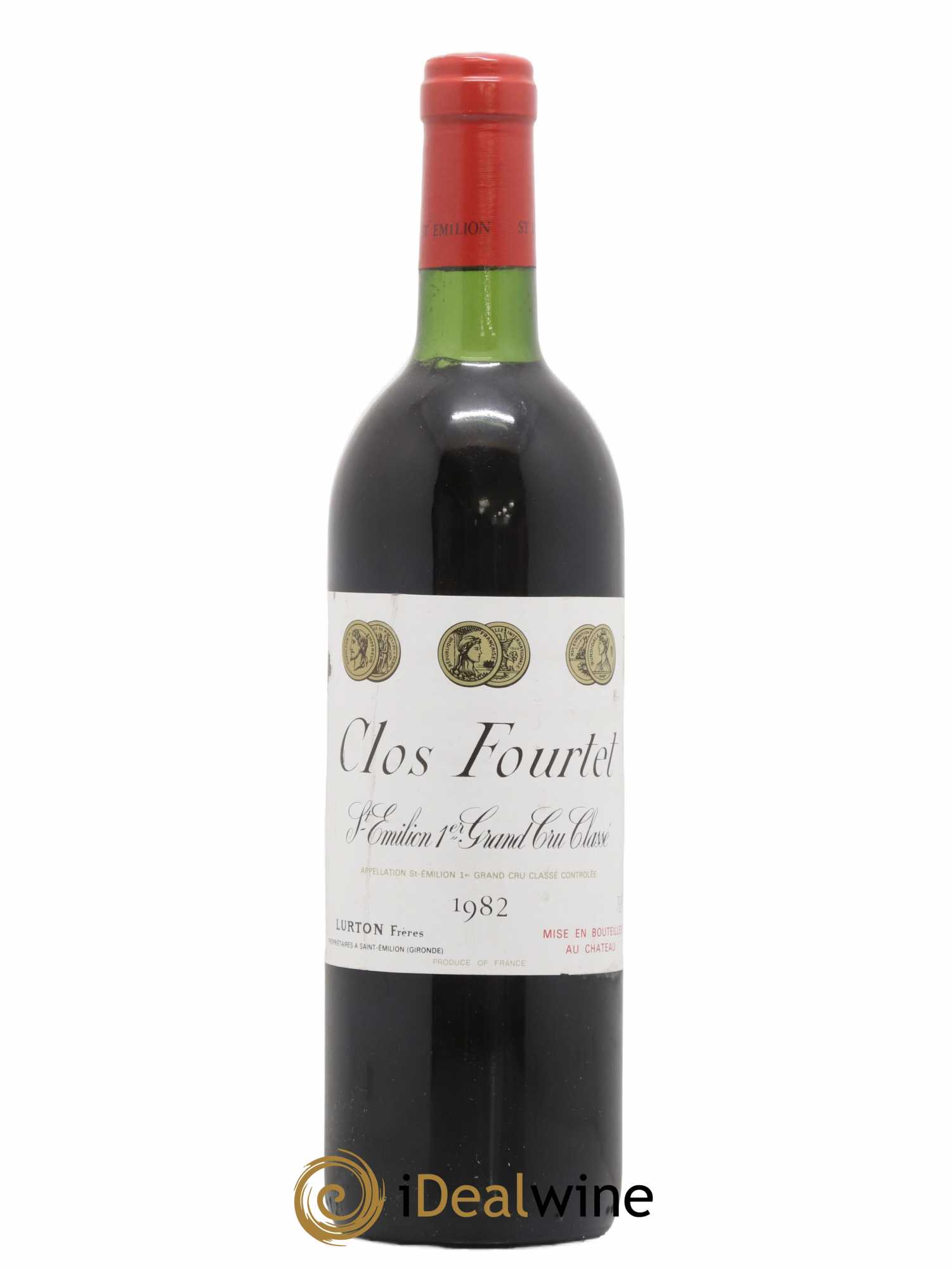 Clos Fourtet 1er Grand Cru Classé B 1982 - Lot de 1 bouteille - 0