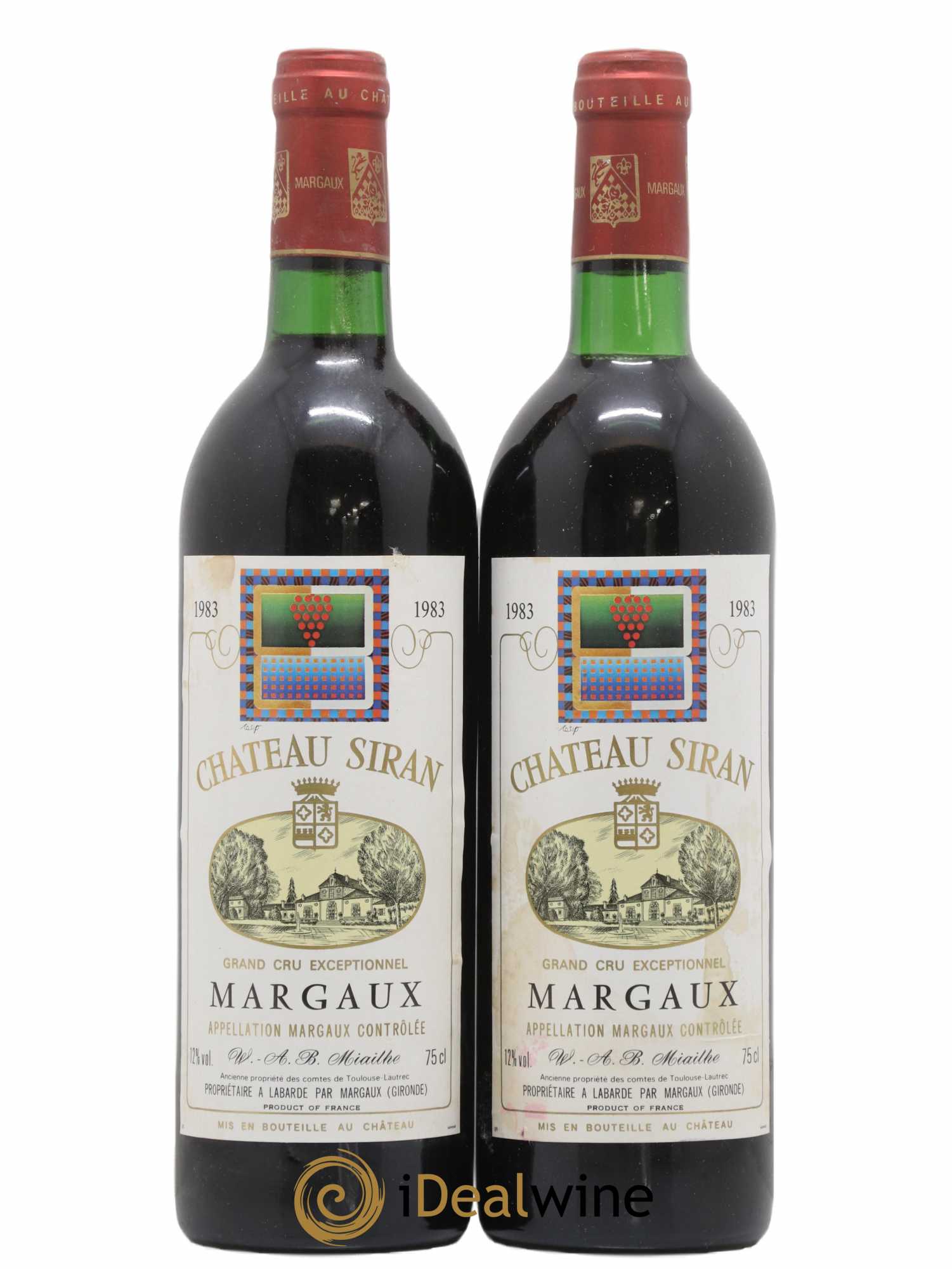 Château Siran 1983 - Lot de 2 bouteilles - 0