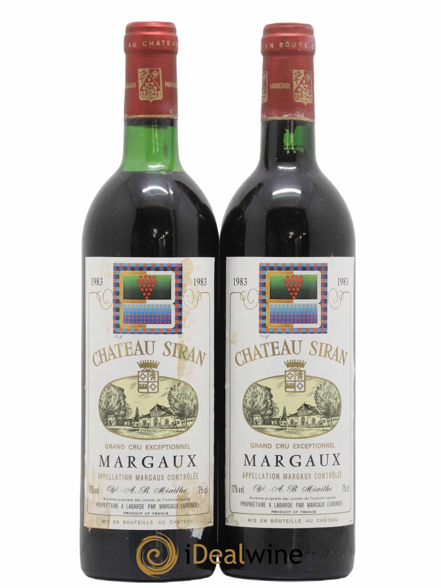 Château Siran 1983 - Lot de 2 bouteilles - 0