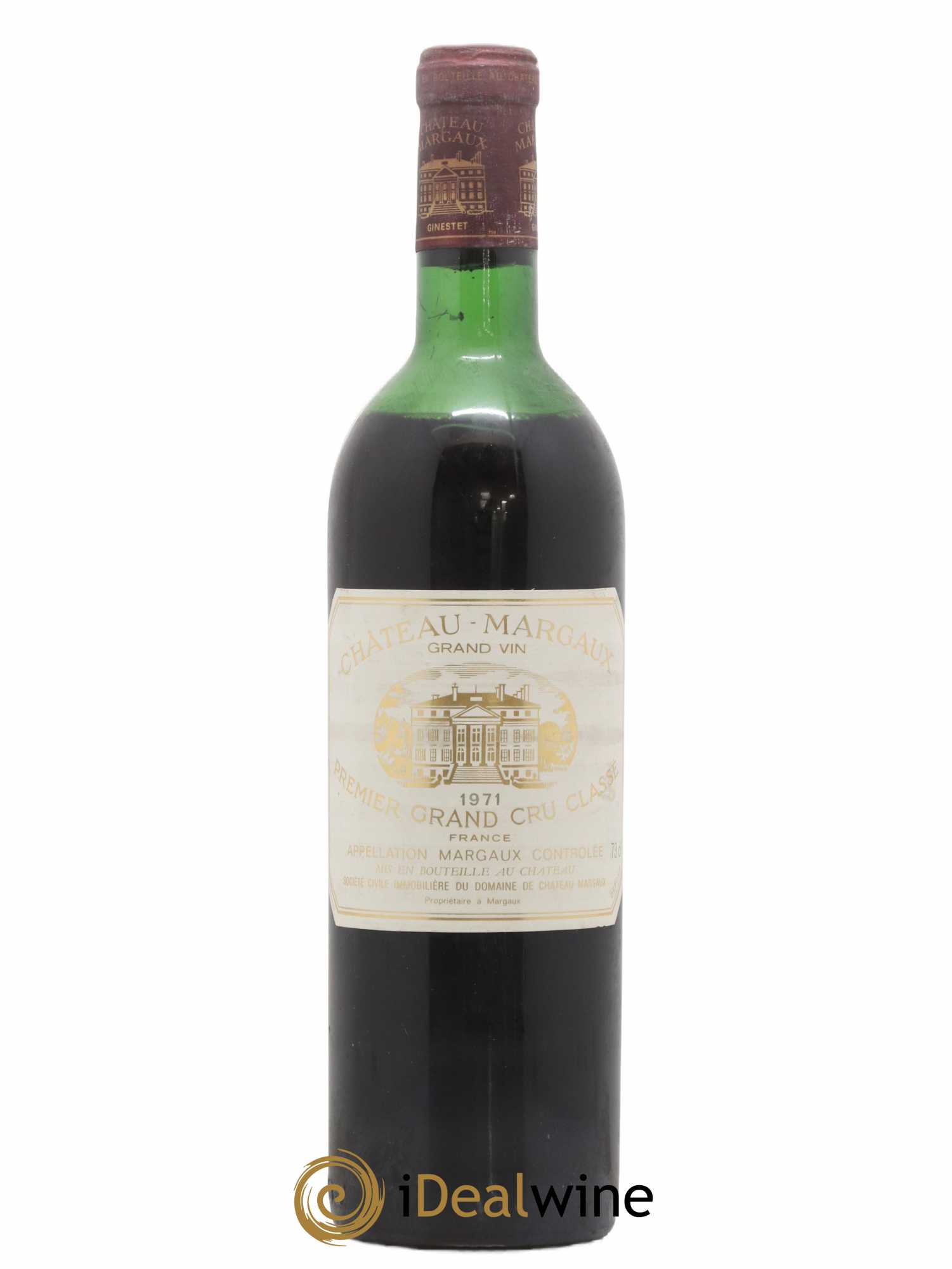 Château Margaux 1er Grand Cru Classé 1971 - Lot de 1 bouteille - 0