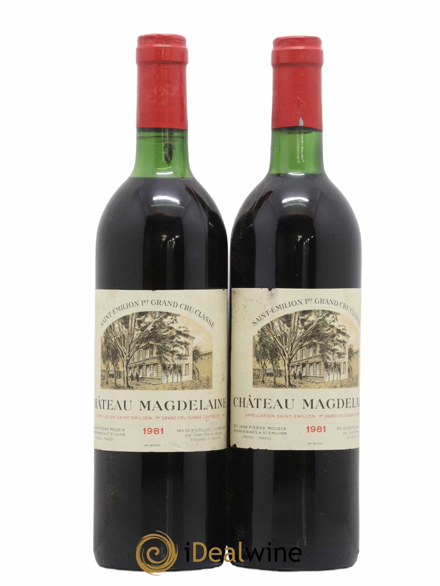 Château Magdelaine 1981 - Lot de 2 bouteilles - 0