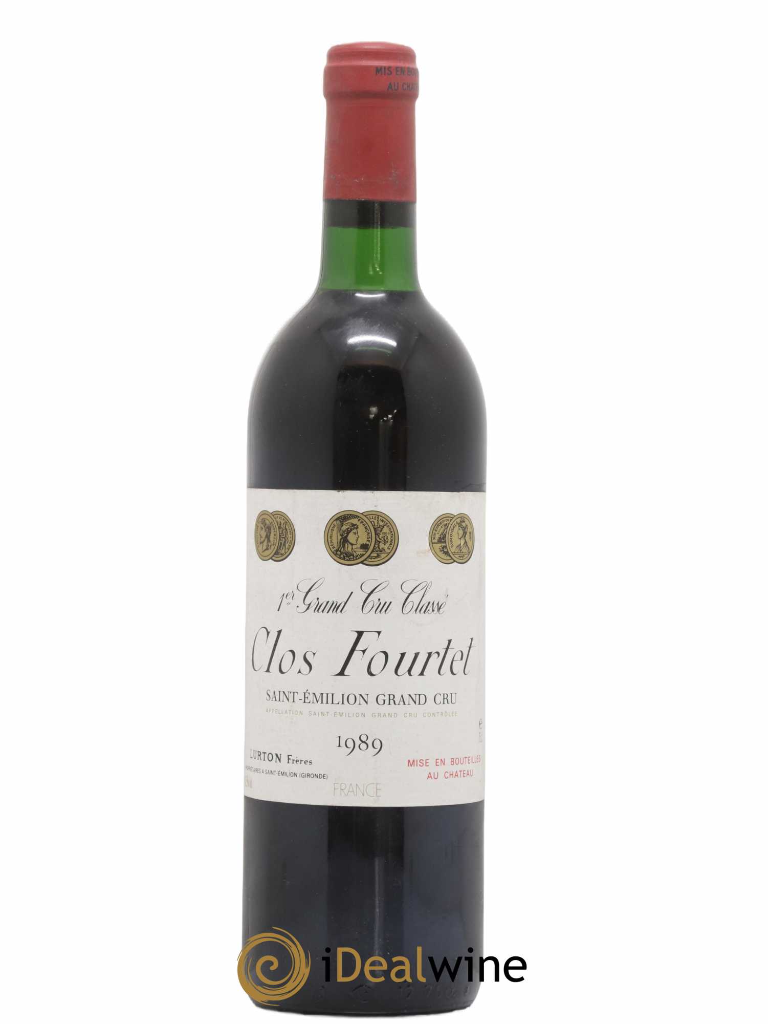Clos Fourtet 1er Grand Cru Classé B 1989 - Lot de 1 bouteille - 0