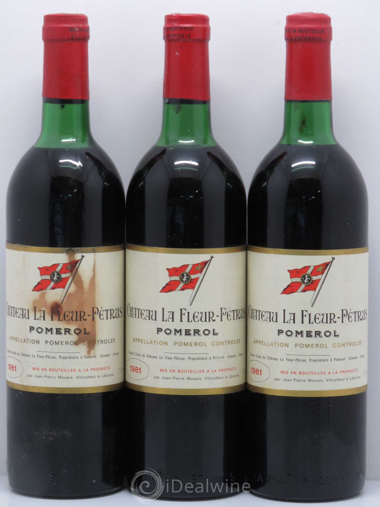 Château la Fleur Petrus 1981 - Lot de 3 bouteilles - 0