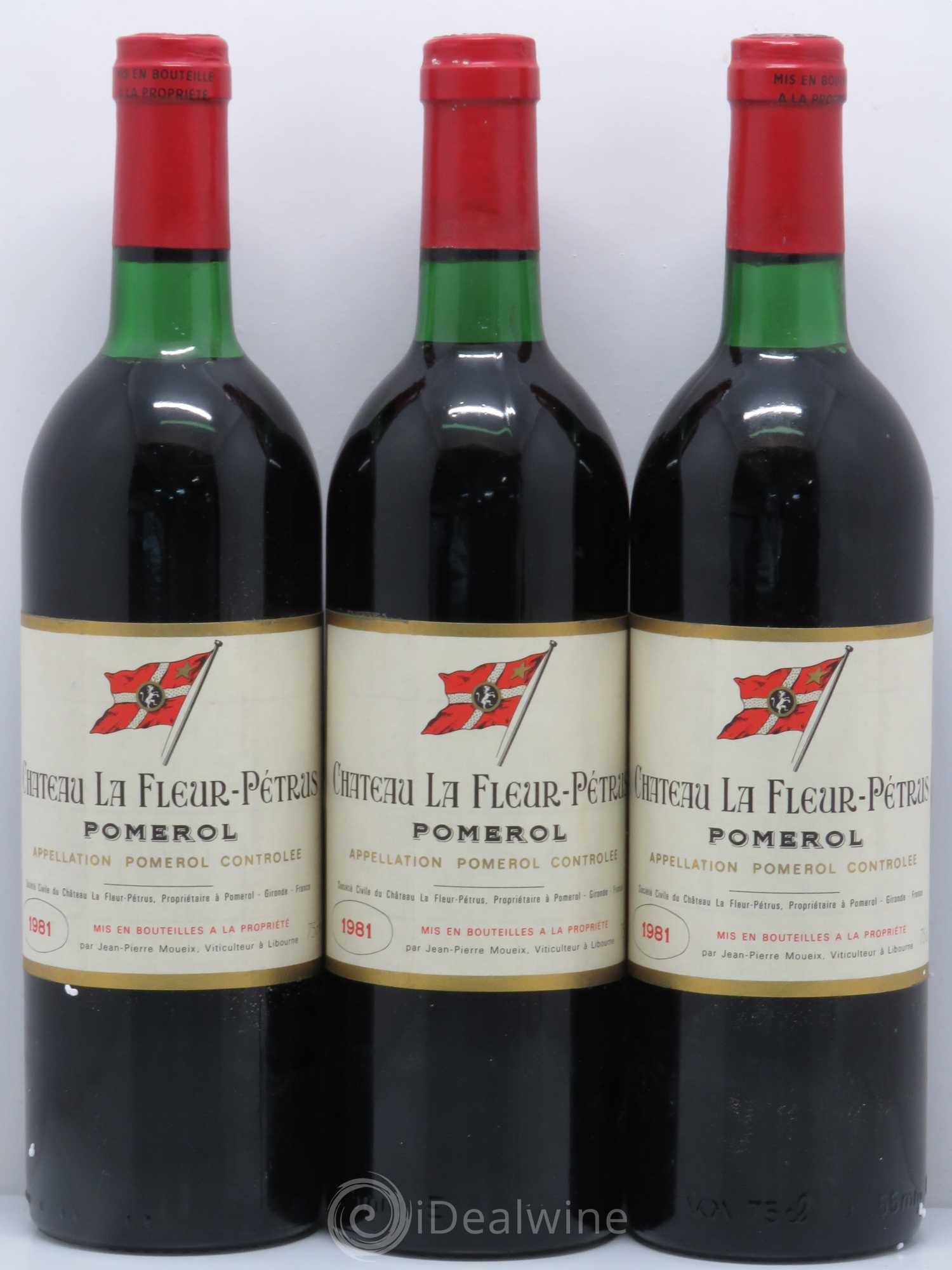 Château la Fleur Petrus 1981 - Lot de 3 bouteilles - 0