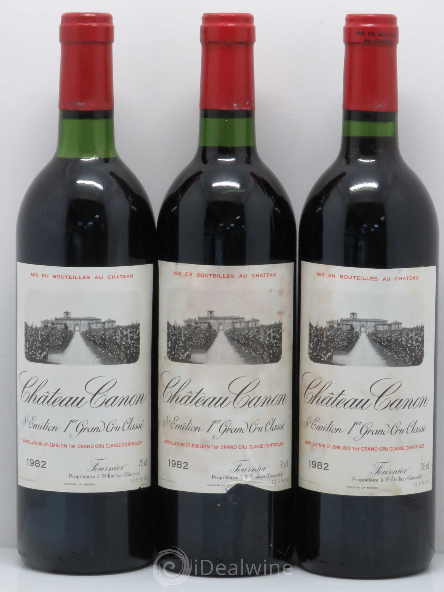 Château Canon 1er Grand Cru Classé B 1982 - Lot de 6 bouteilles - 1