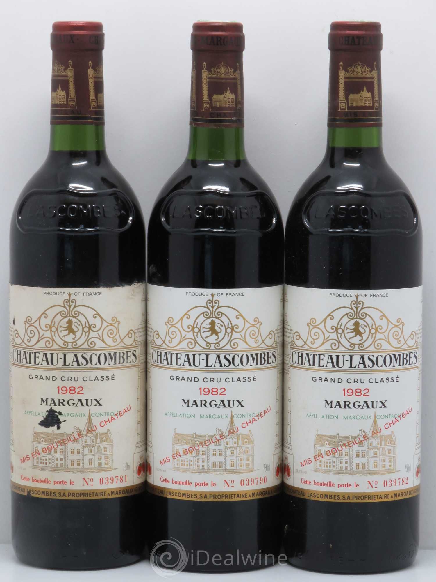 Château Lascombes 2ème Grand Cru Classé 1982 - Lot de 6 bouteilles - 1