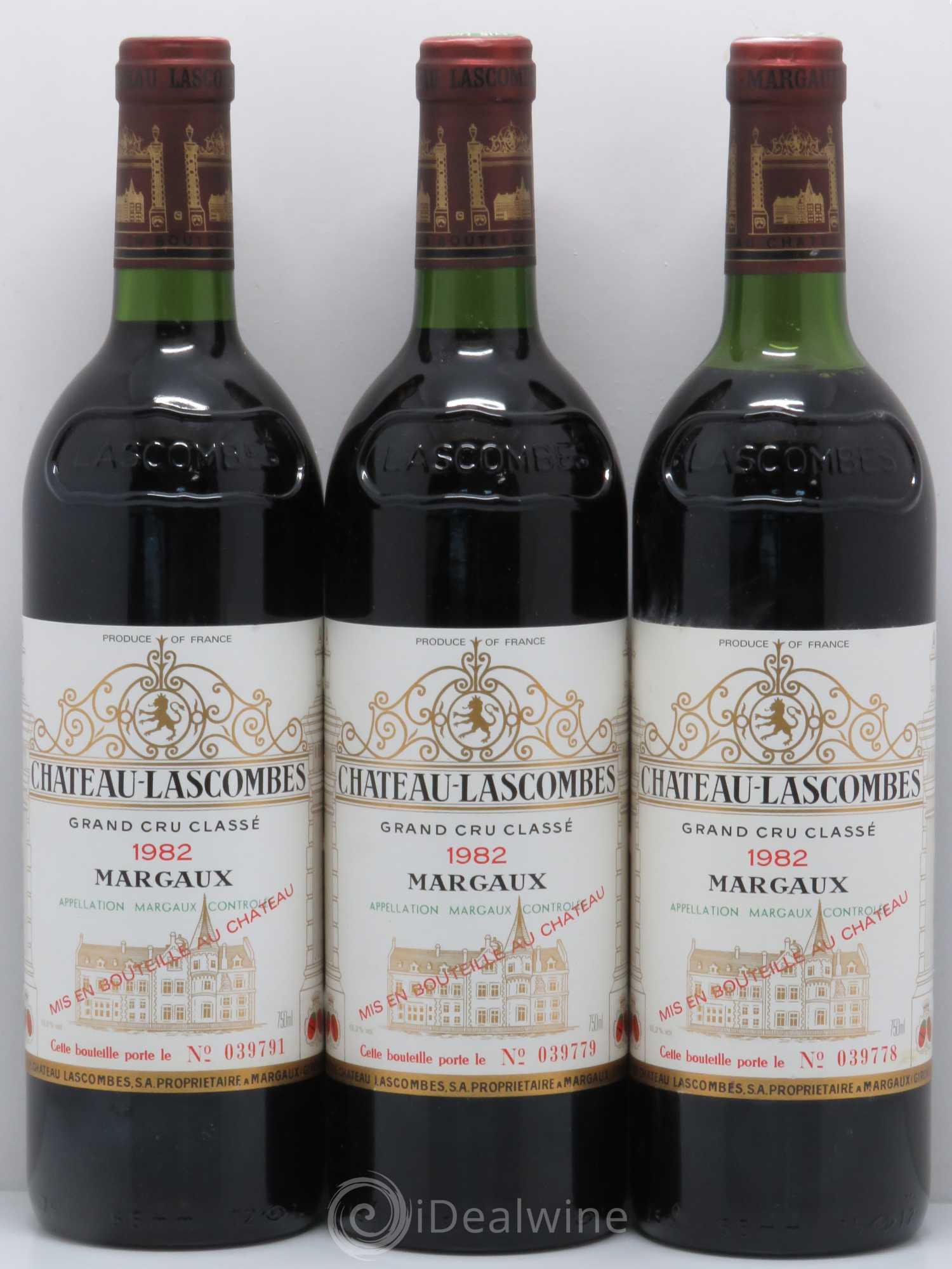Château Lascombes 2ème Grand Cru Classé 1982 - Lot de 6 bouteilles - 2