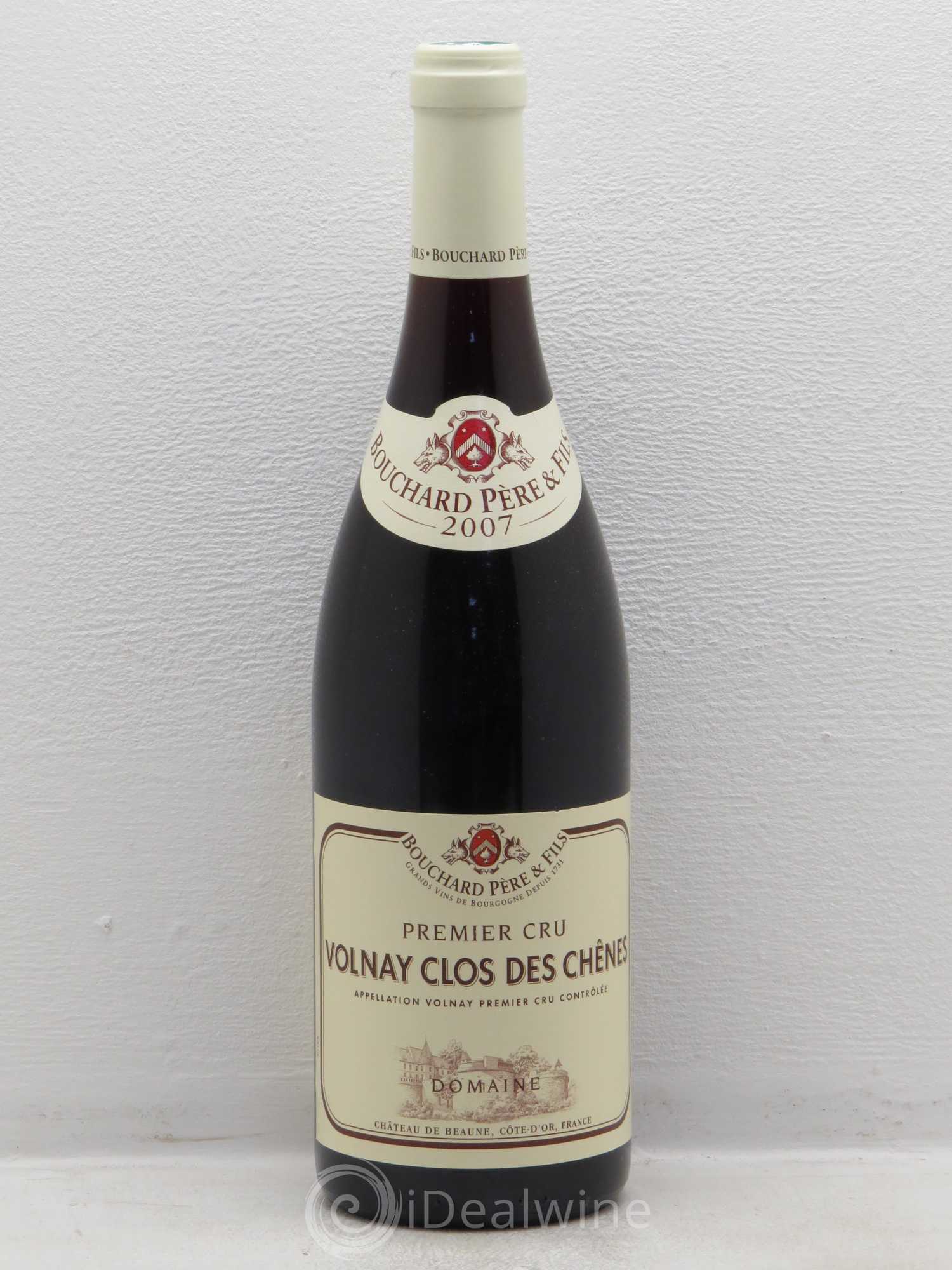 Volnay 1er Cru Clos des Chênes Bouchard Père & Fils 2007 - Lot de 1 bouteille - 0