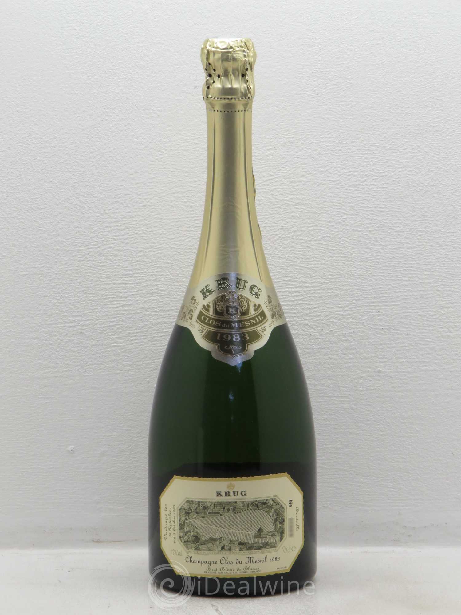 Clos du Mesnil Krug 1983 - Lot de 1 bouteille - 0
