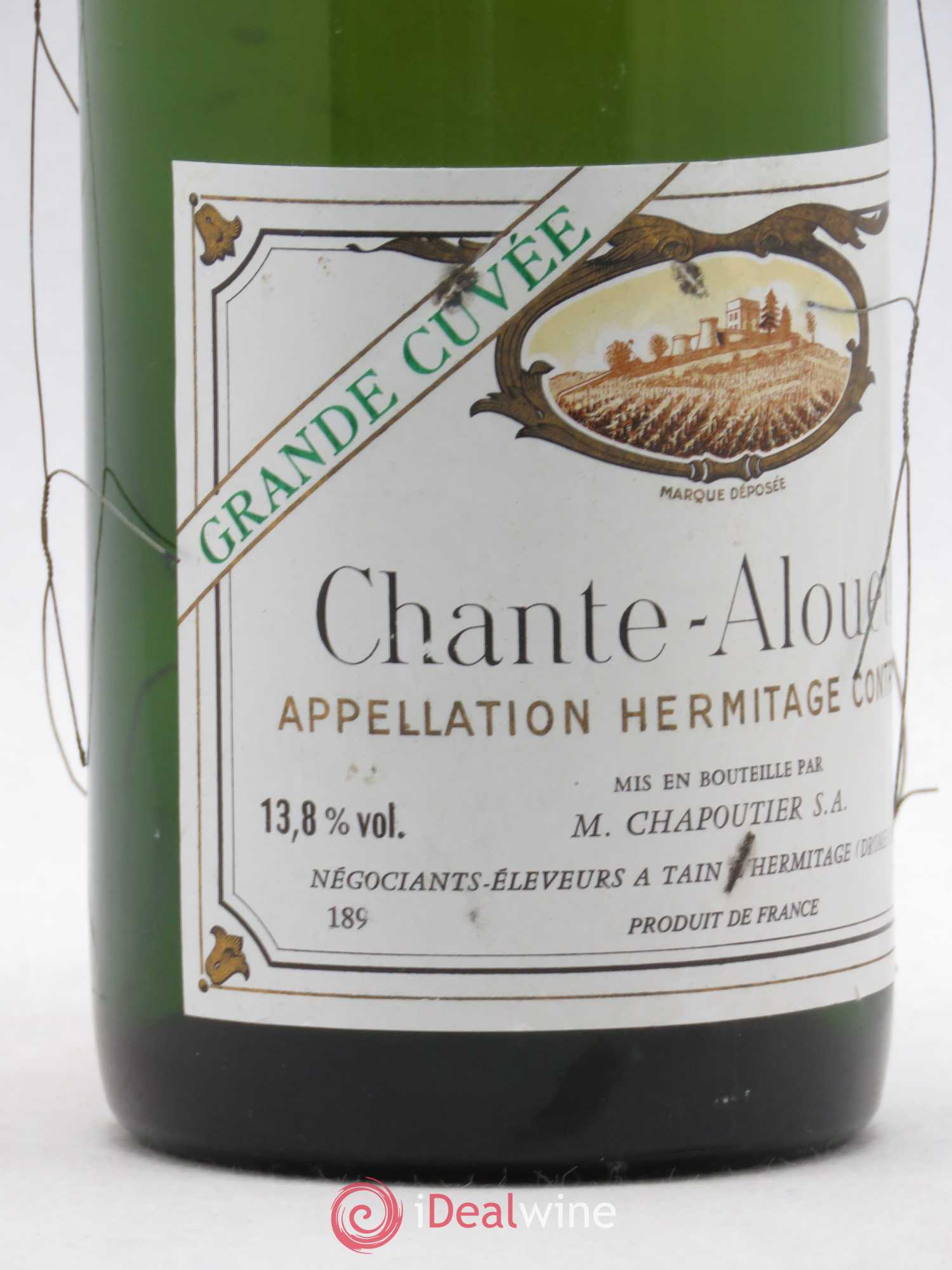 Hermitage Chante Alouette Chapoutier Grande cuvée - Lot de 1 bouteille - 1