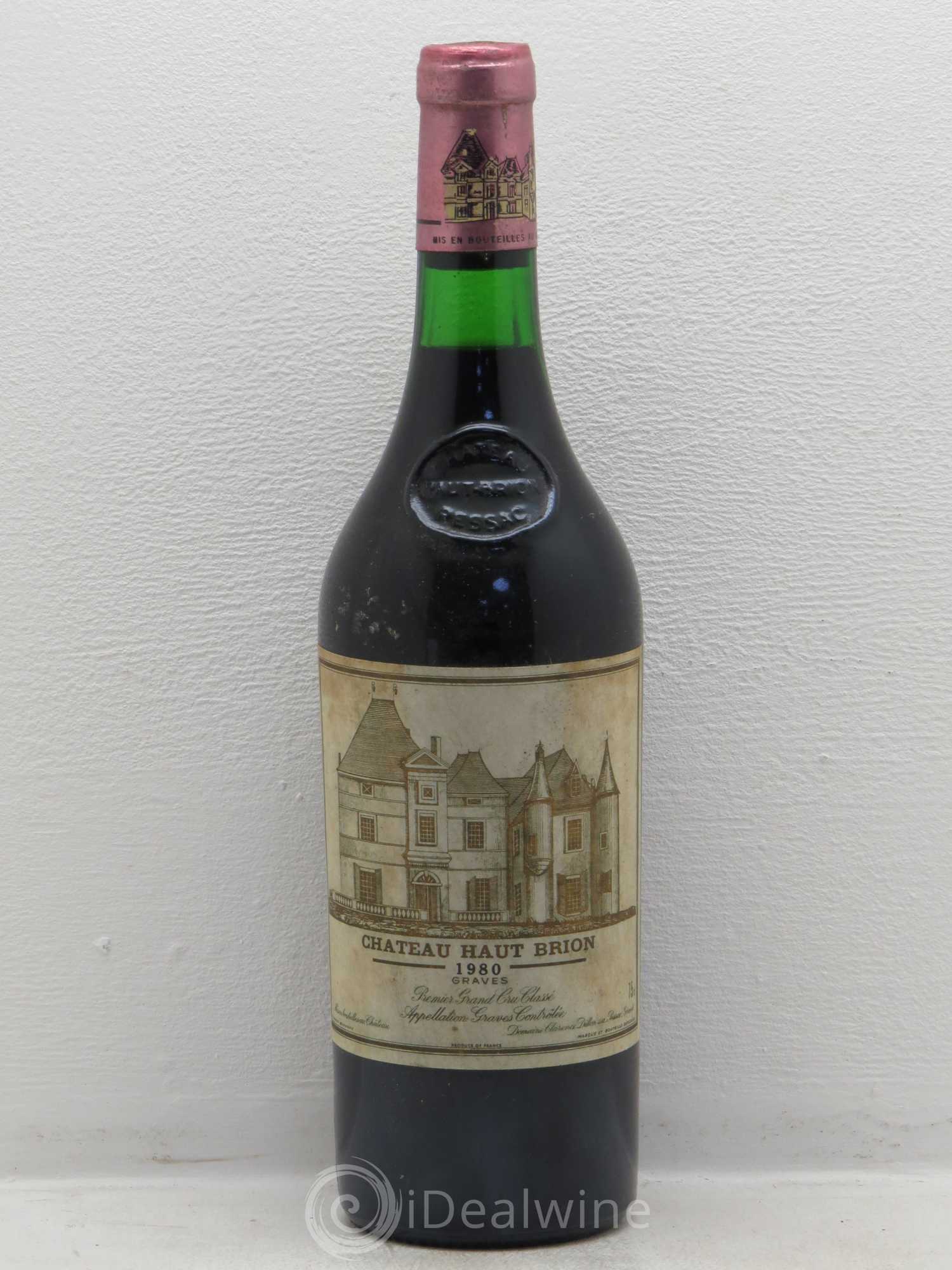 Château Haut Brion 1er Grand Cru Classé 1980 - Lot de 1 bouteille - 0