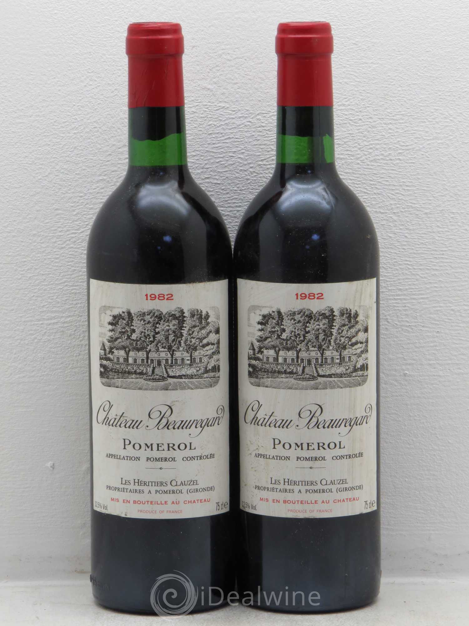 Château Beauregard 1982 - Lot de 2 bouteilles - 0