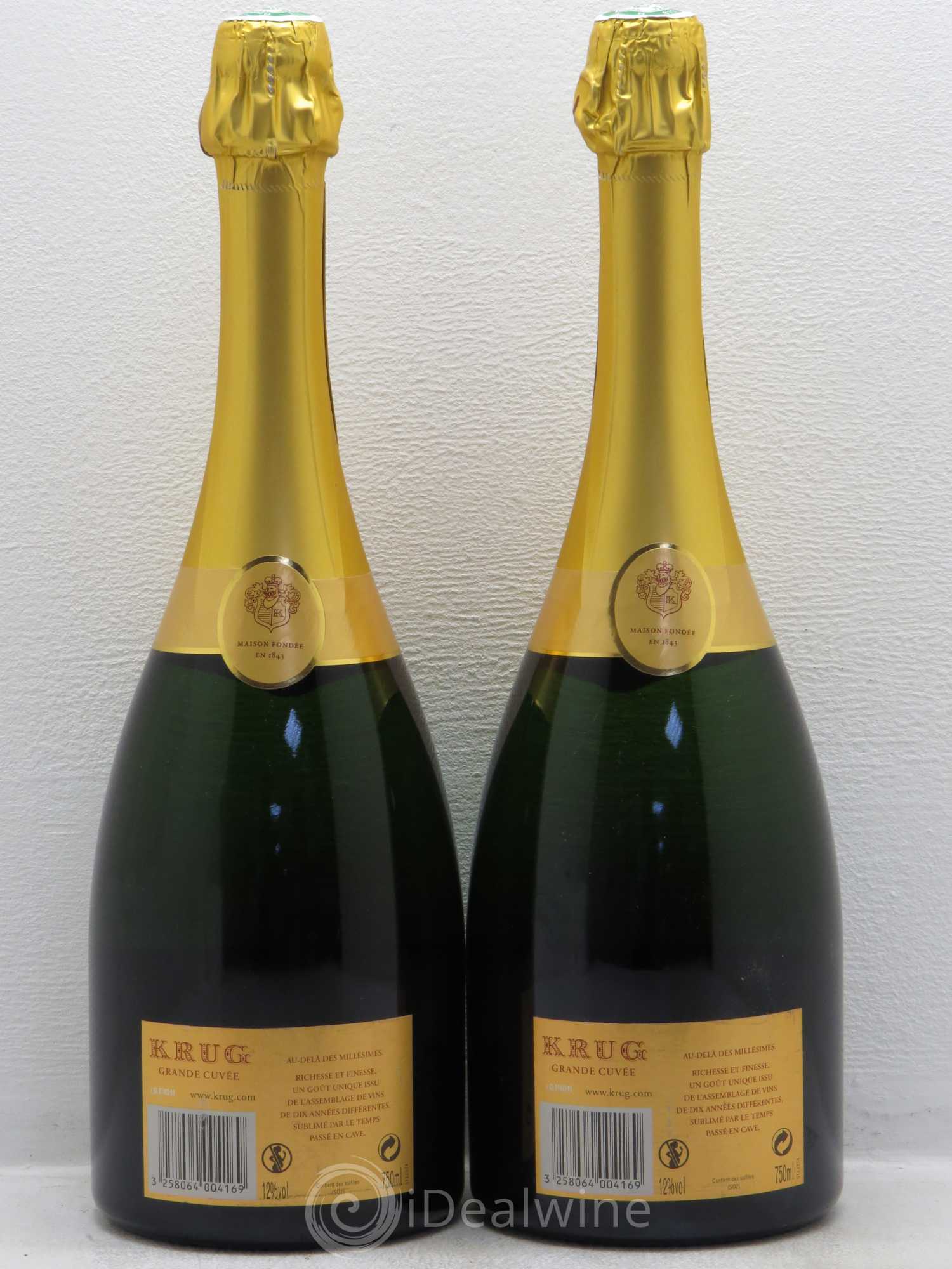 Grande Cuvée Brut Krug - Lot de 2 bouteilles - 1