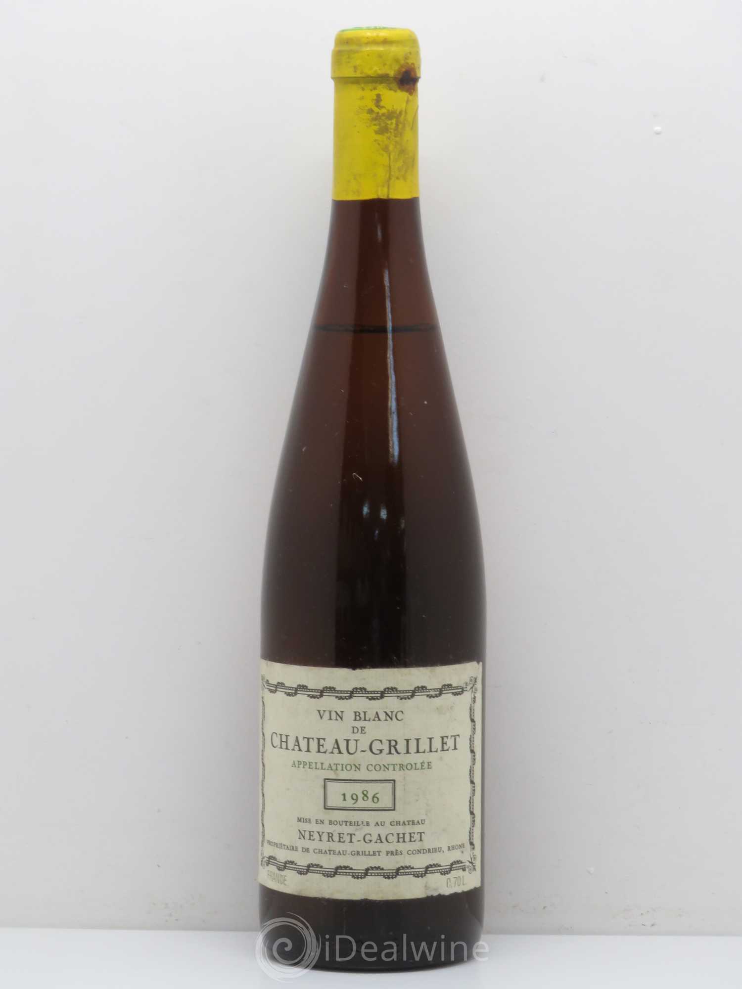 Château Grillet Château-Grillet 1986 - Lot de 1 bouteille - 0