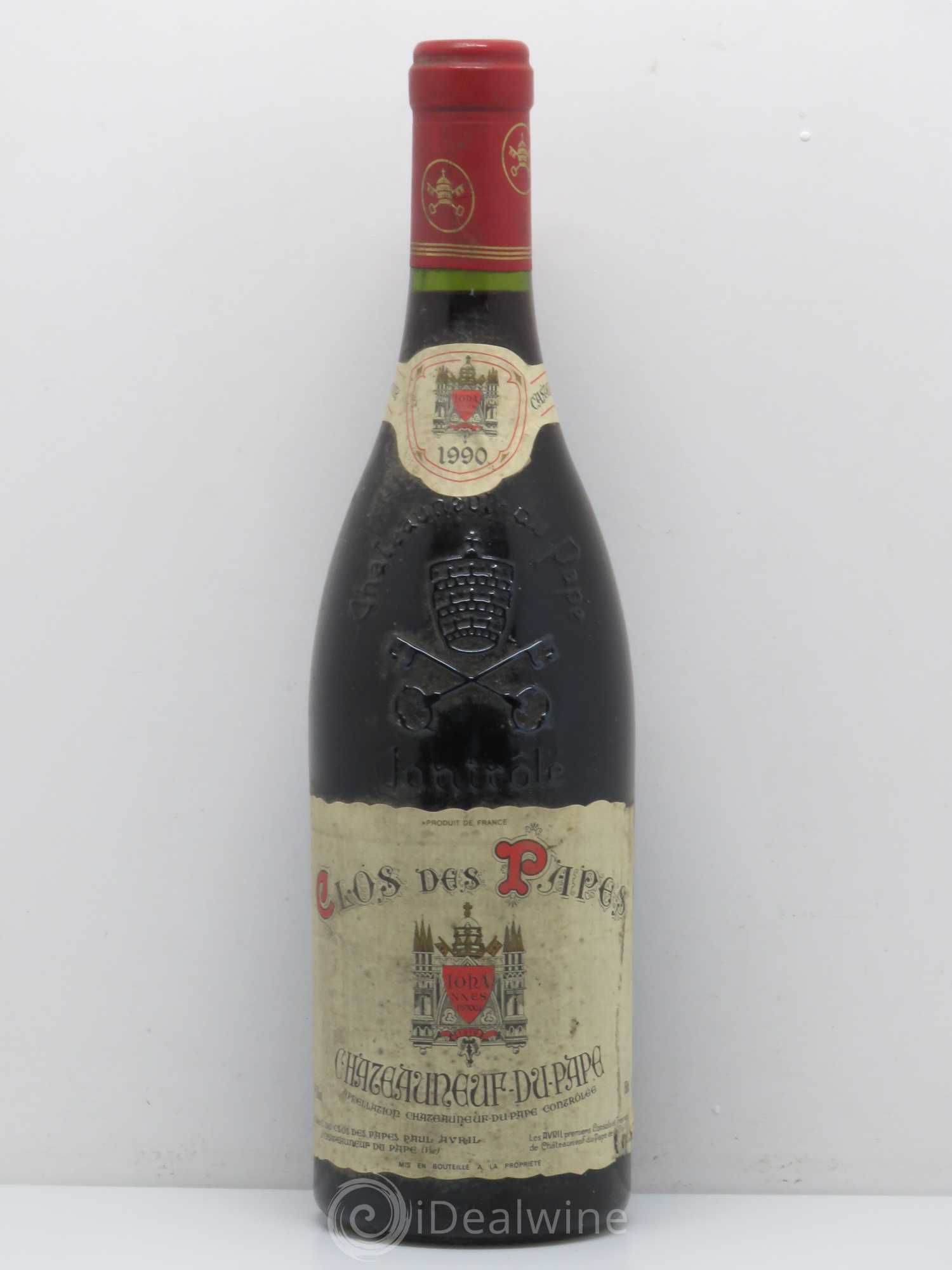 Châteauneuf-du-Pape Clos des Papes - Paul Avril 1990 - Lot de 1 bouteille - 0