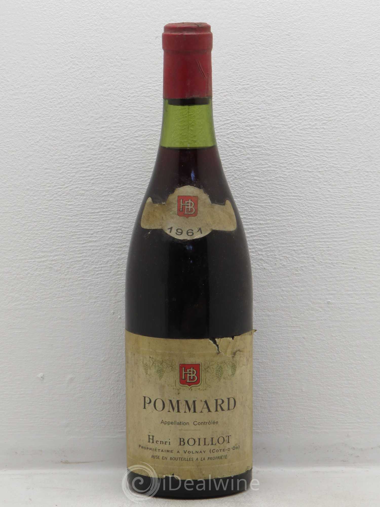 Pommard Henri Boillot 1961 - Lot de 1 bouteille - 0