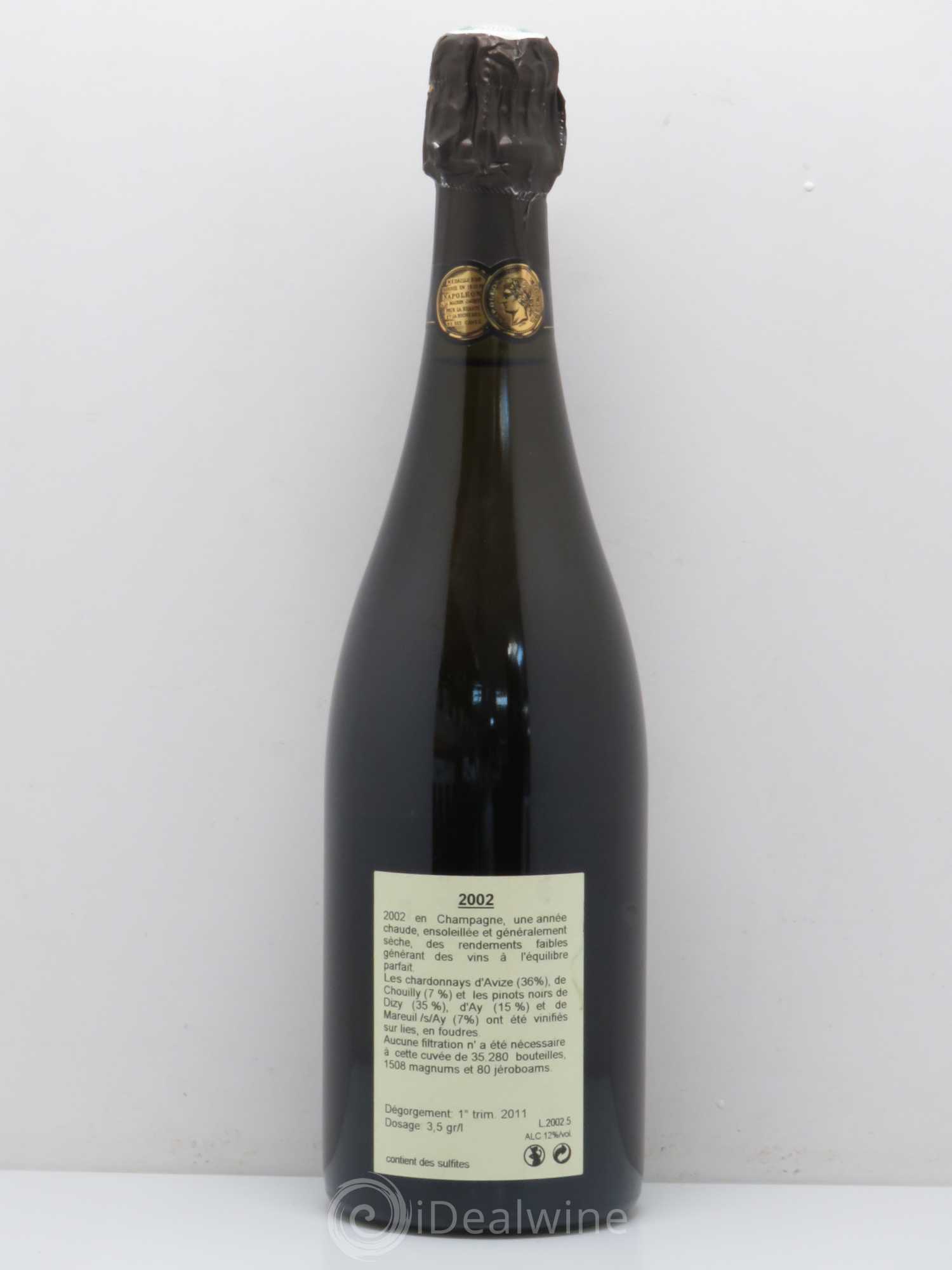 Millésimé Jacquesson 2002 - Lot de 1 bouteille - 1
