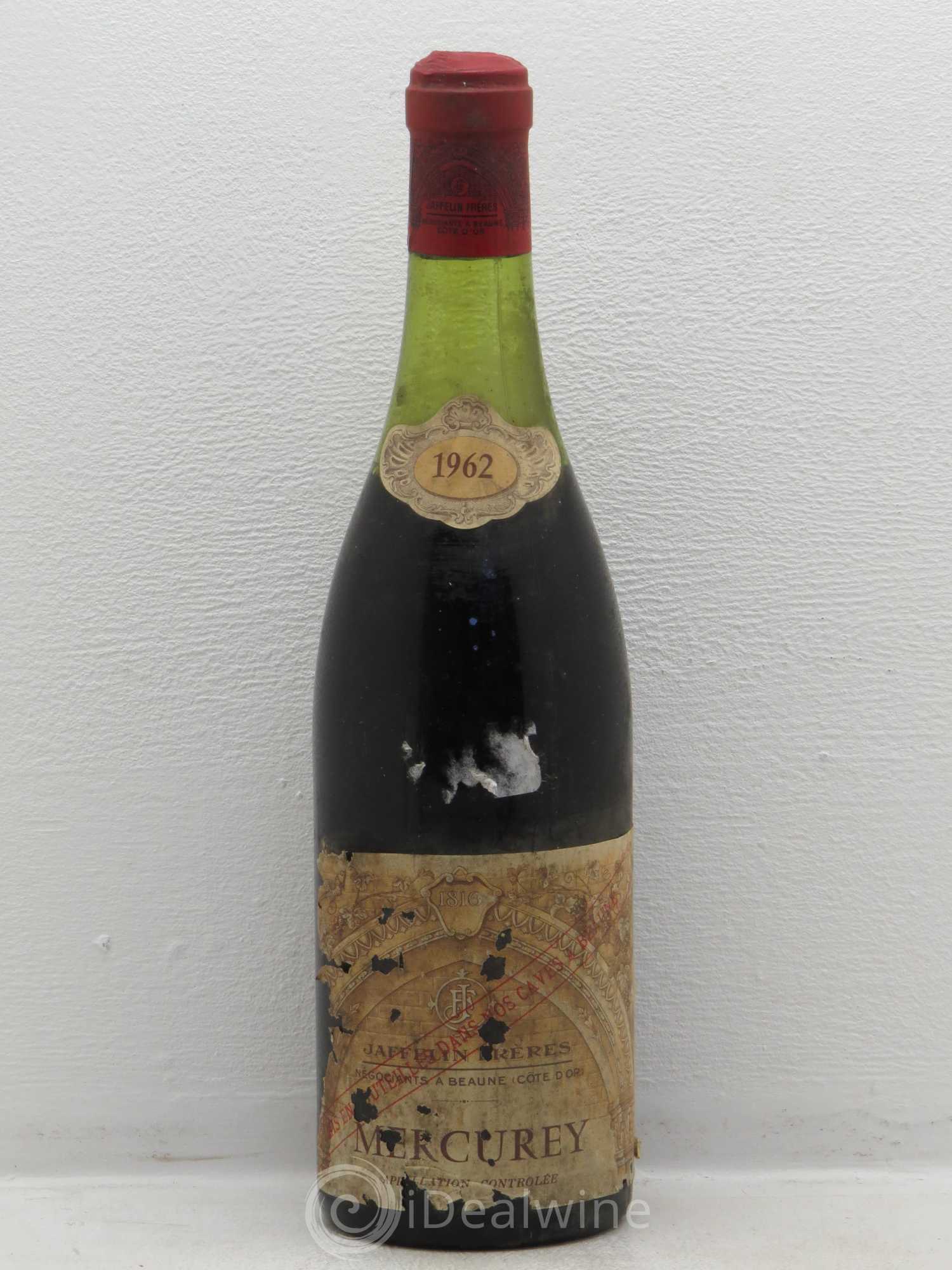 Mercurey Jaffelin Frères 1962 - Lot de 1 bouteille - 0