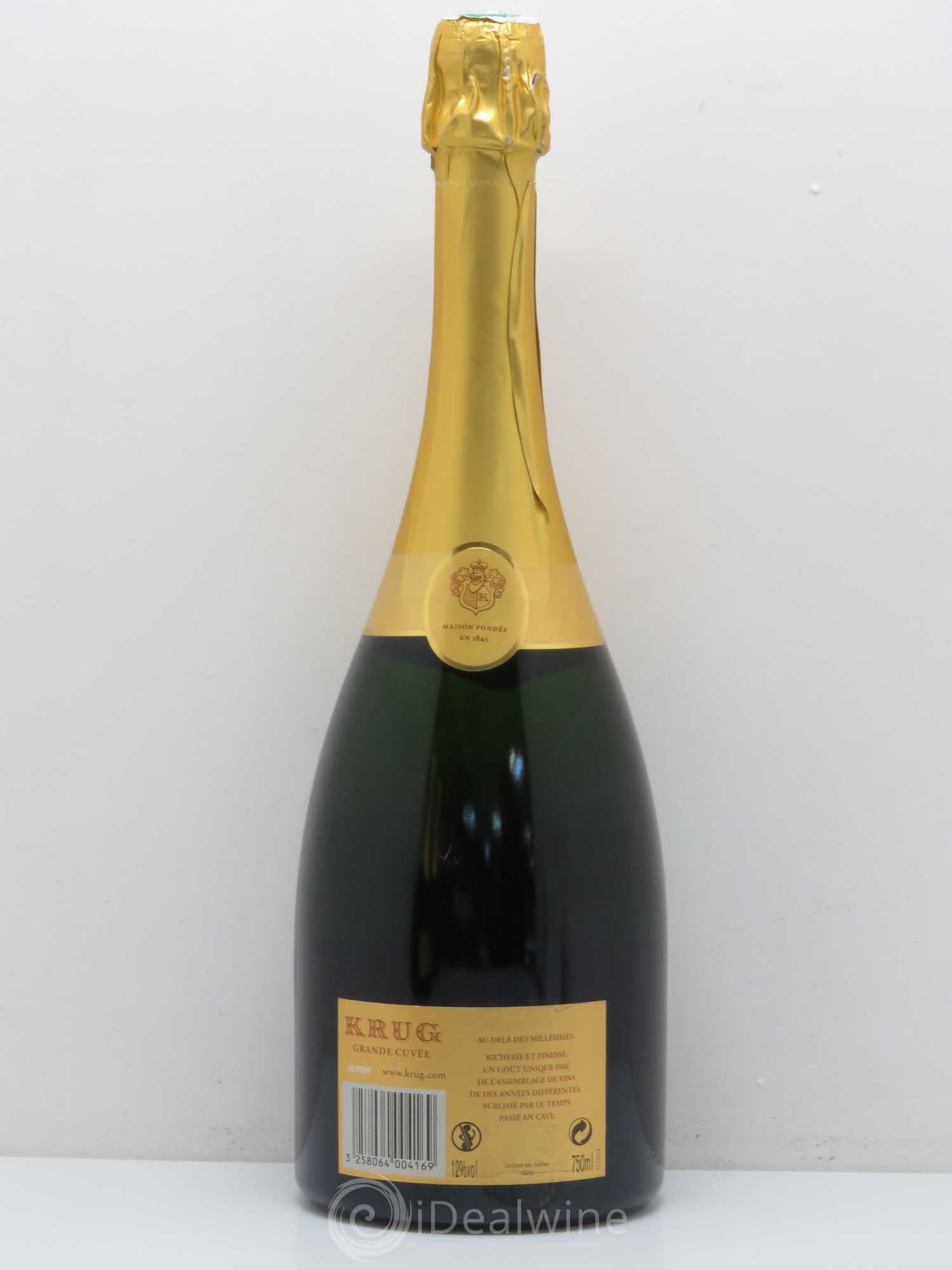 Grande Cuvée Brut Krug - Lot de 1 bouteille - 1