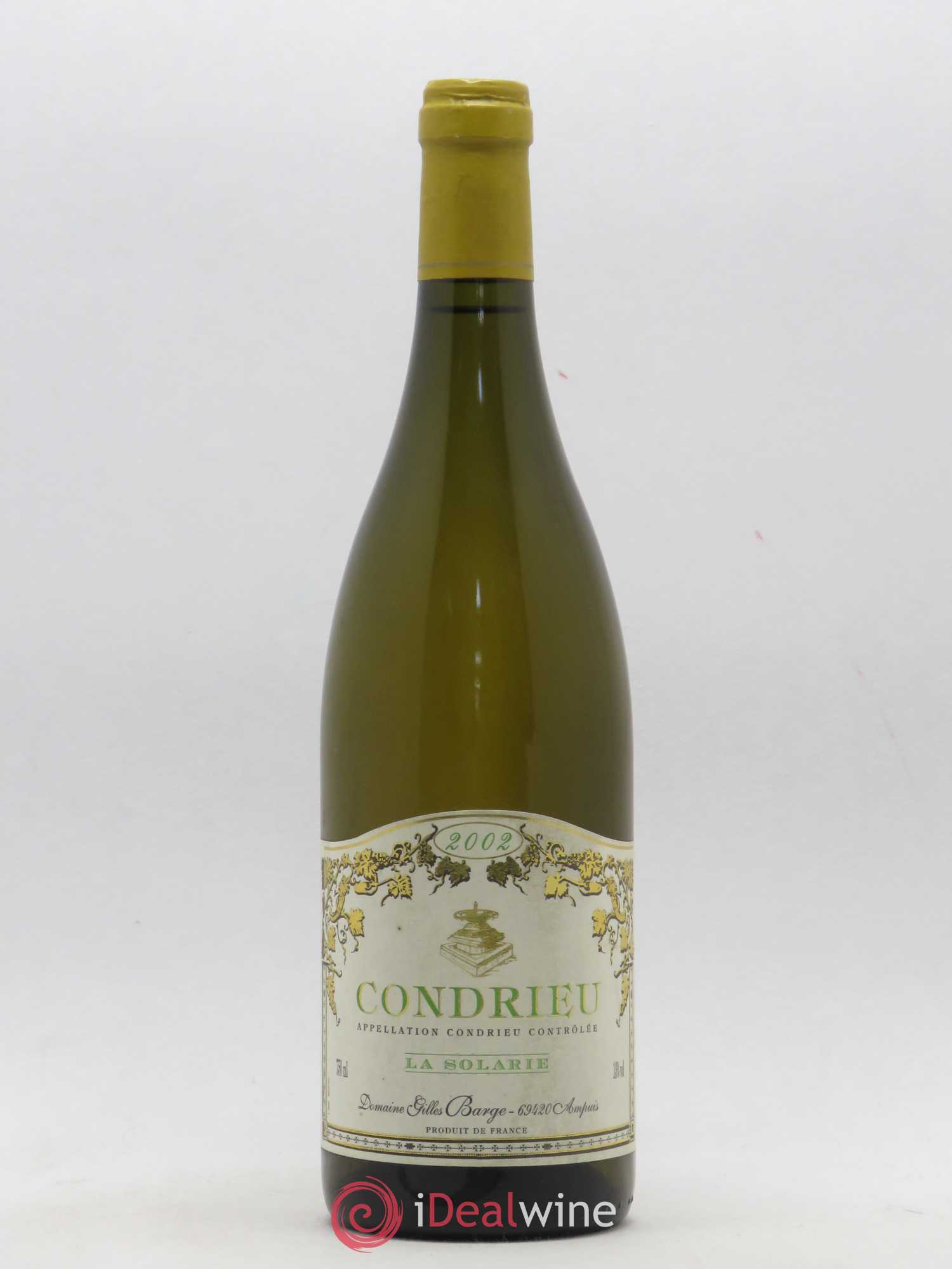 Condrieu La Solarie Barge 2002 - Posten von 1 Flasche - 0