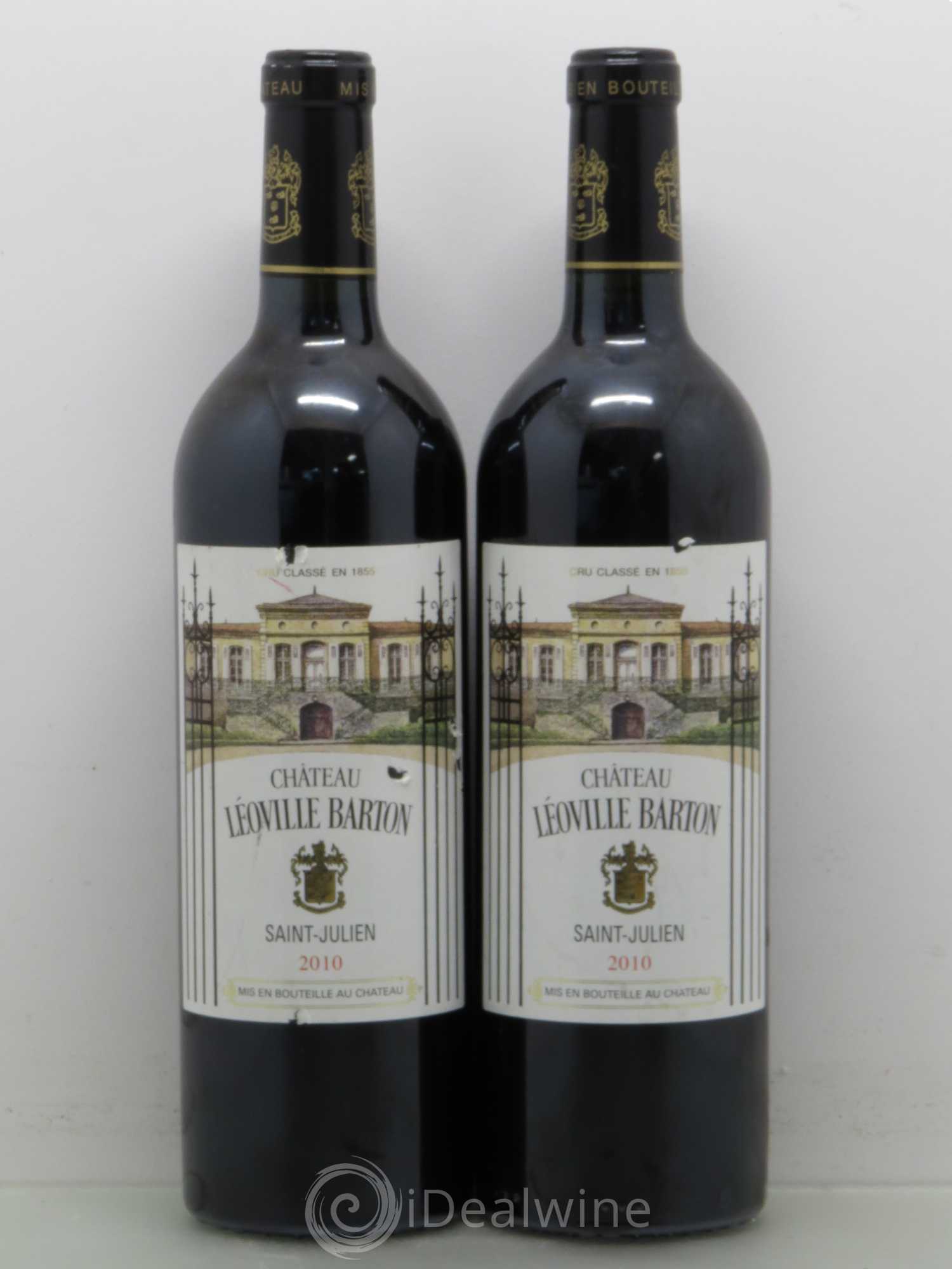 Château Léoville Barton 2ème Grand Cru Classé 2010 - Lot de 2 bouteilles - 0