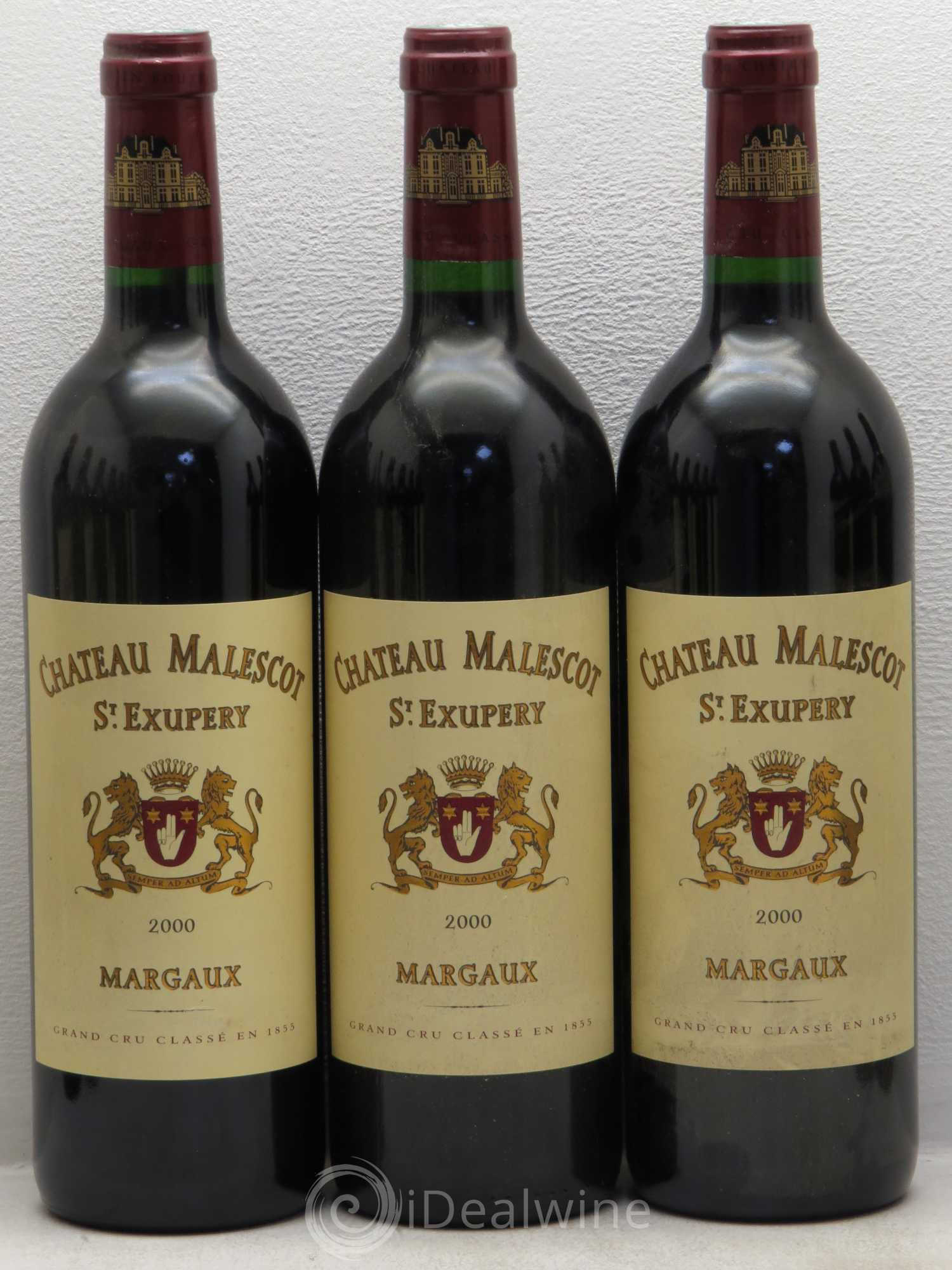 Château Malescot Saint-Exupéry 3ème Grand Cru Classé 2000 - Lot de 12 bouteilles - 1