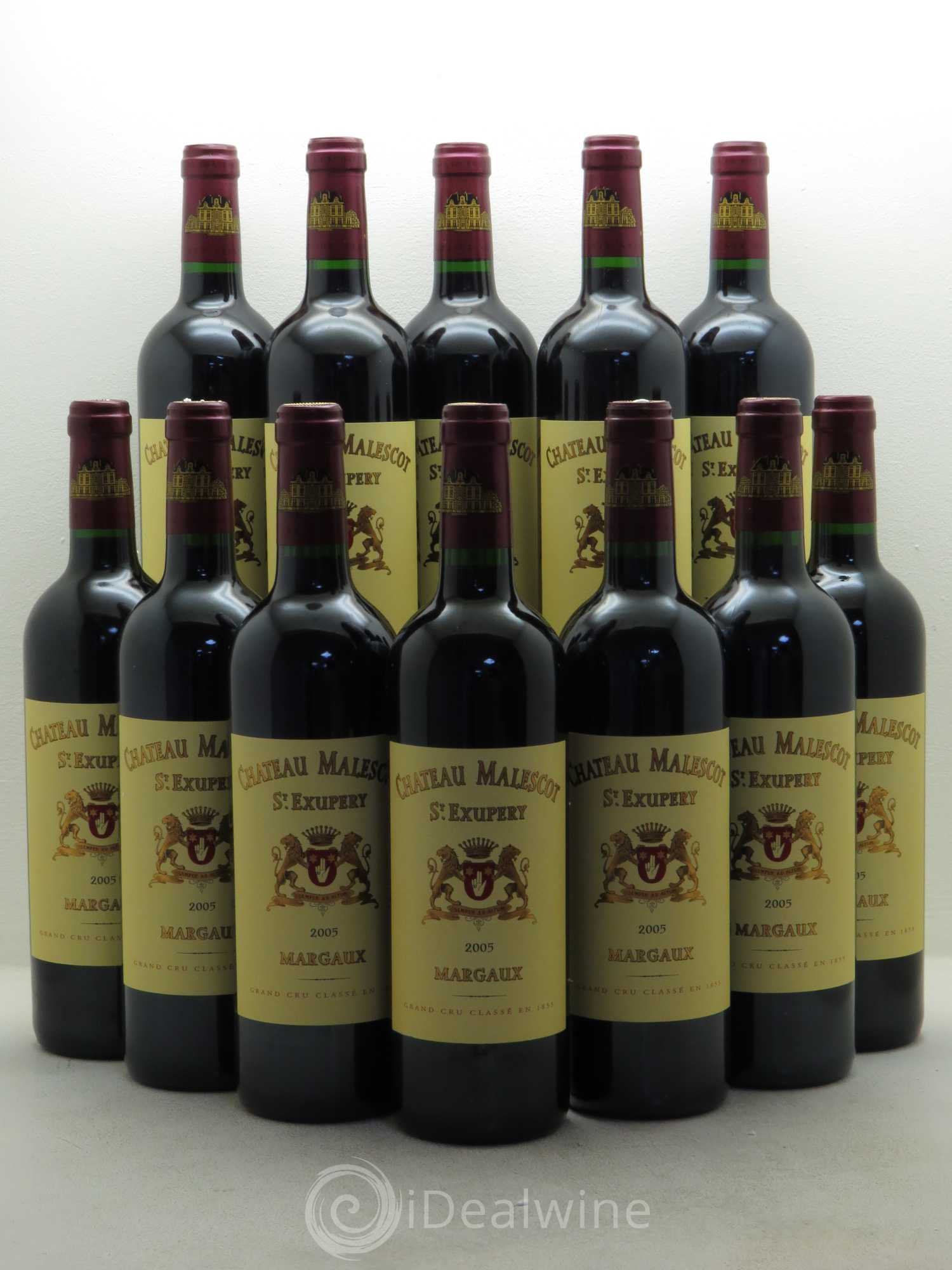 Château Malescot Saint-Exupéry 3ème Grand Cru Classé 2005 - Lot de 12 bouteilles - 0