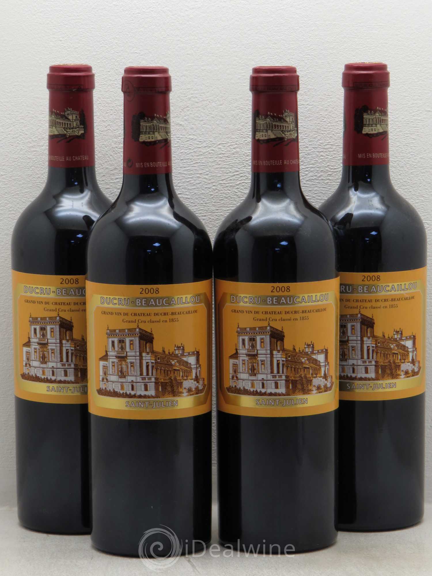 Château Ducru Beaucaillou 2ème Grand Cru Classé 2008 - Lot de 4 bouteilles - 0