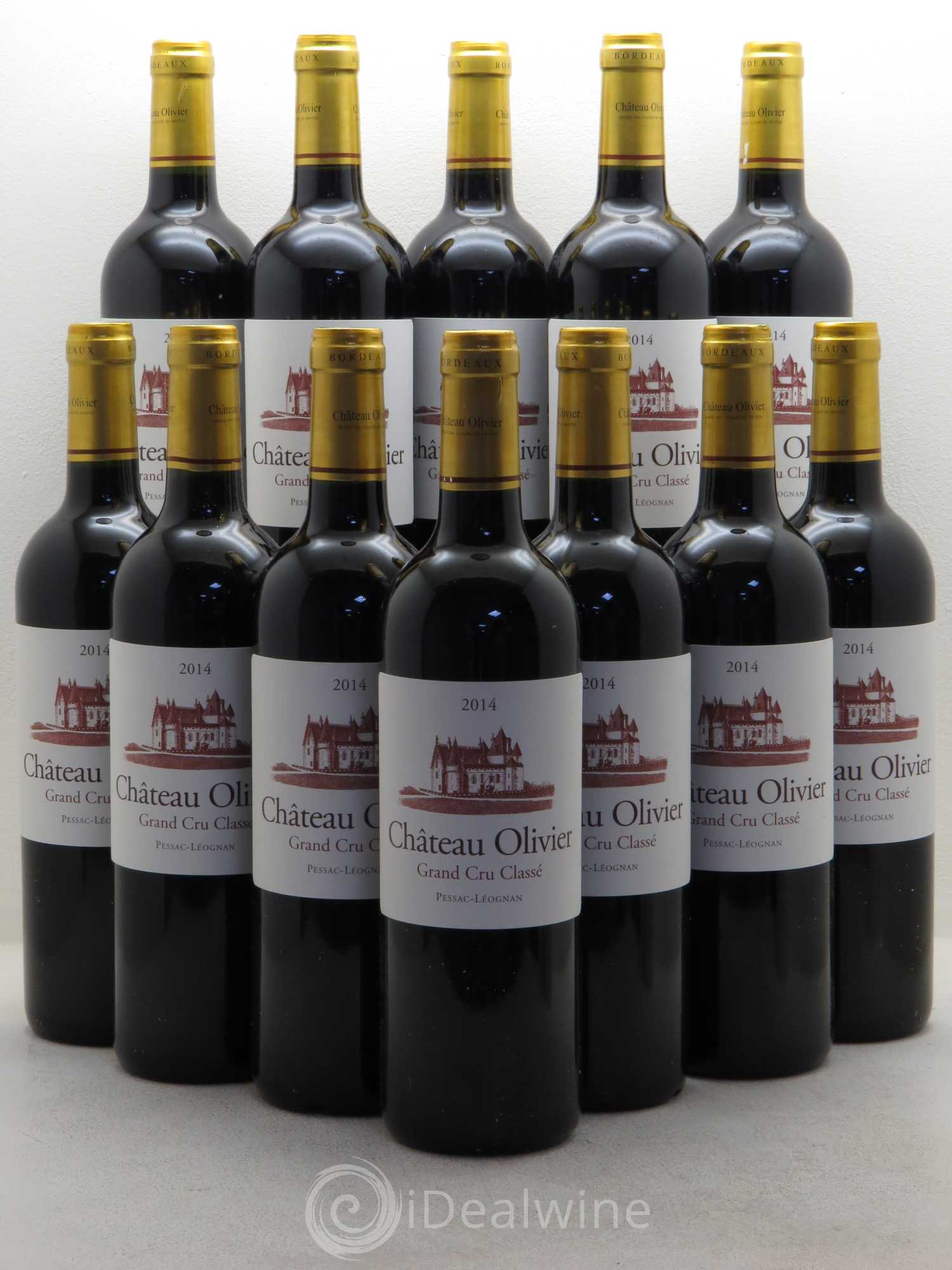 Château Olivier Cru Classé de Graves 2014 - Lot de 12 bouteilles - 0