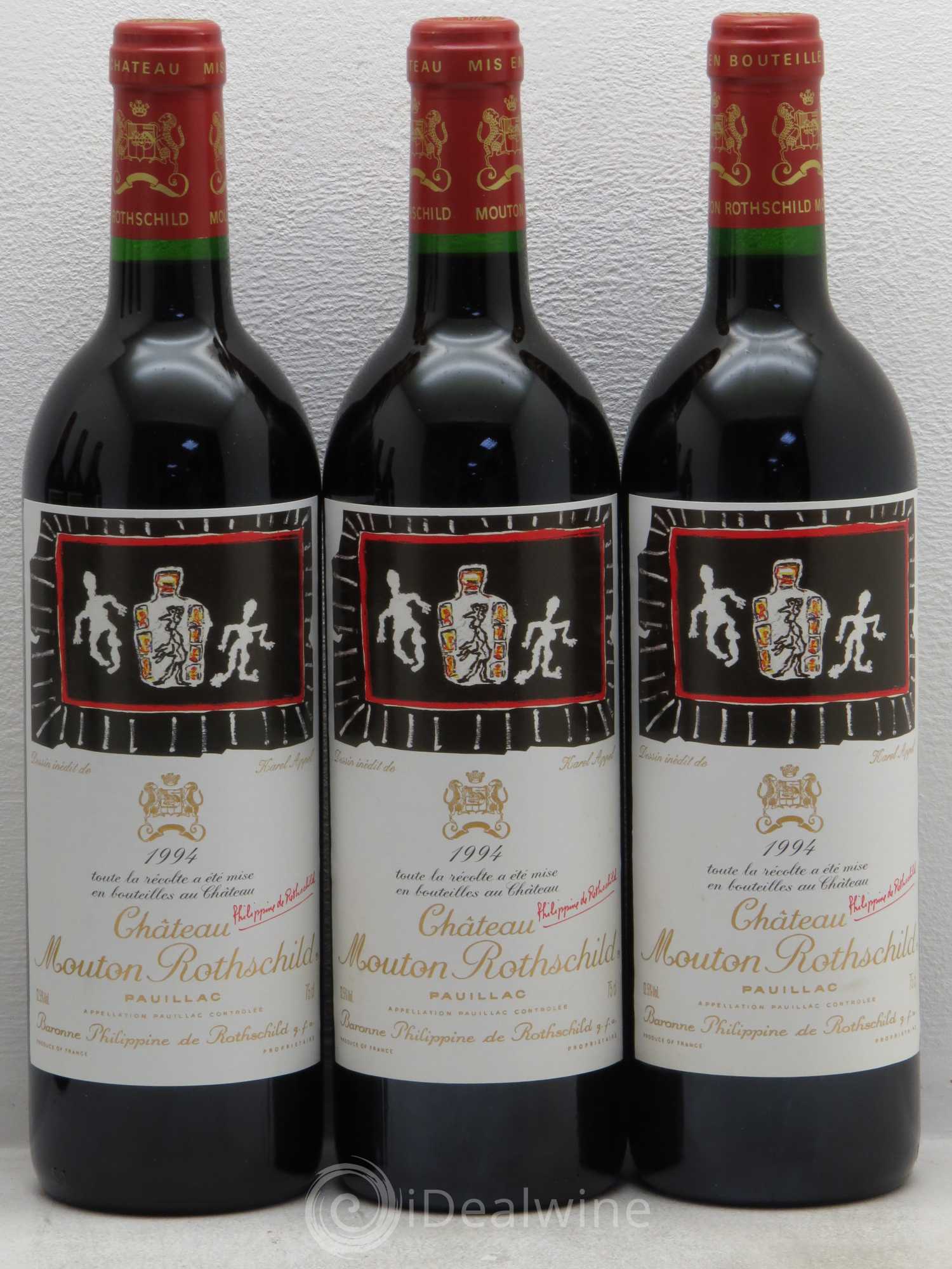 Château Mouton Rothschild 1er Grand Cru Classé 1994 - Lot de 12 bouteilles - 3