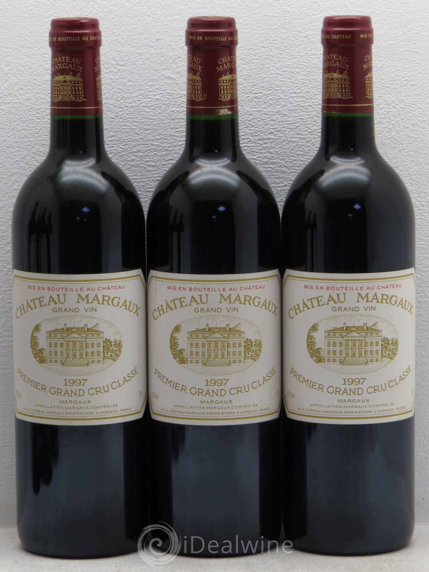Château Margaux 1er Grand Cru Classé 1997 - Lot de 6 bouteilles - 1