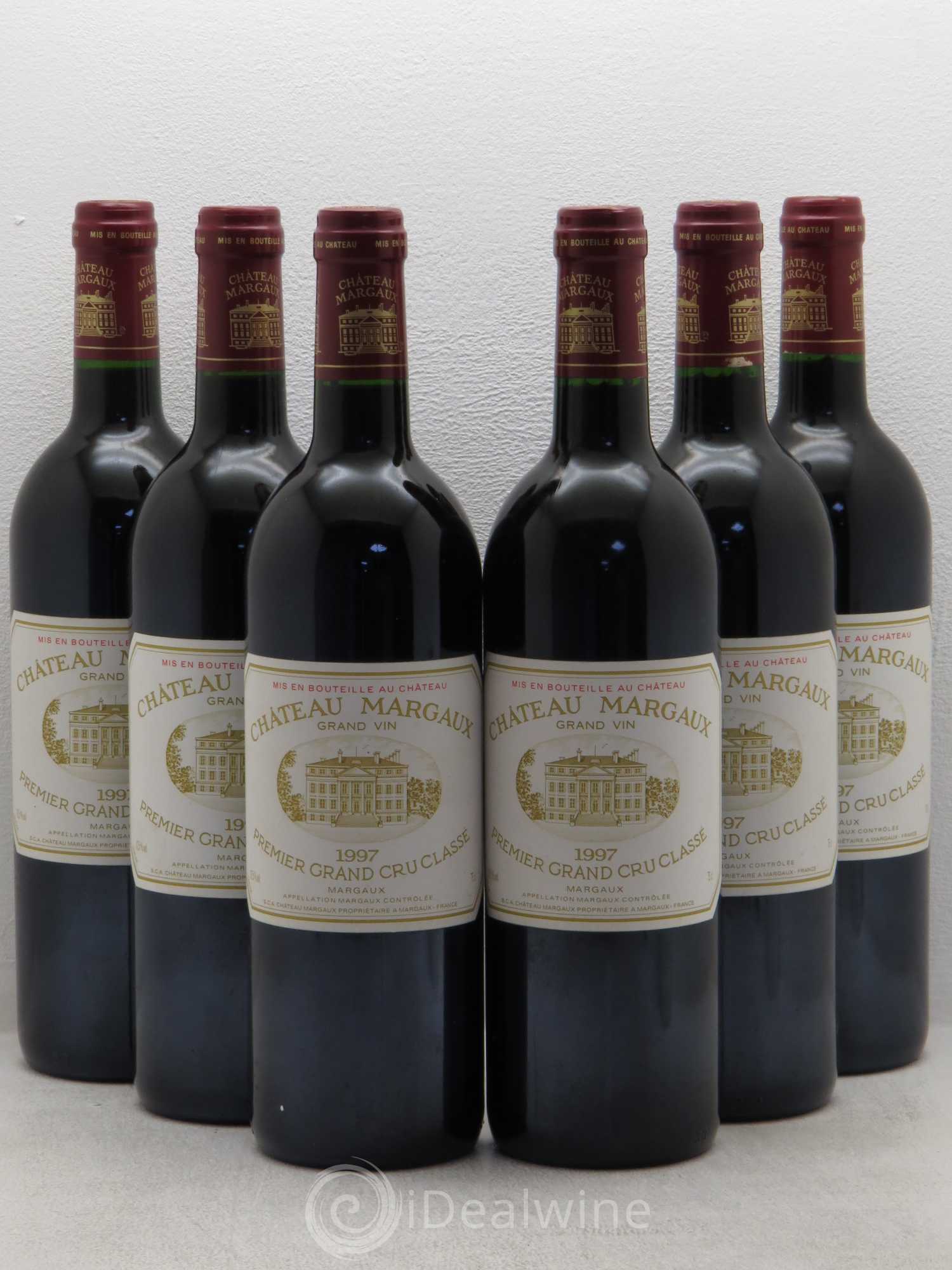 Château Margaux 1er Grand Cru Classé 1997 - Lot de 6 bouteilles - 0