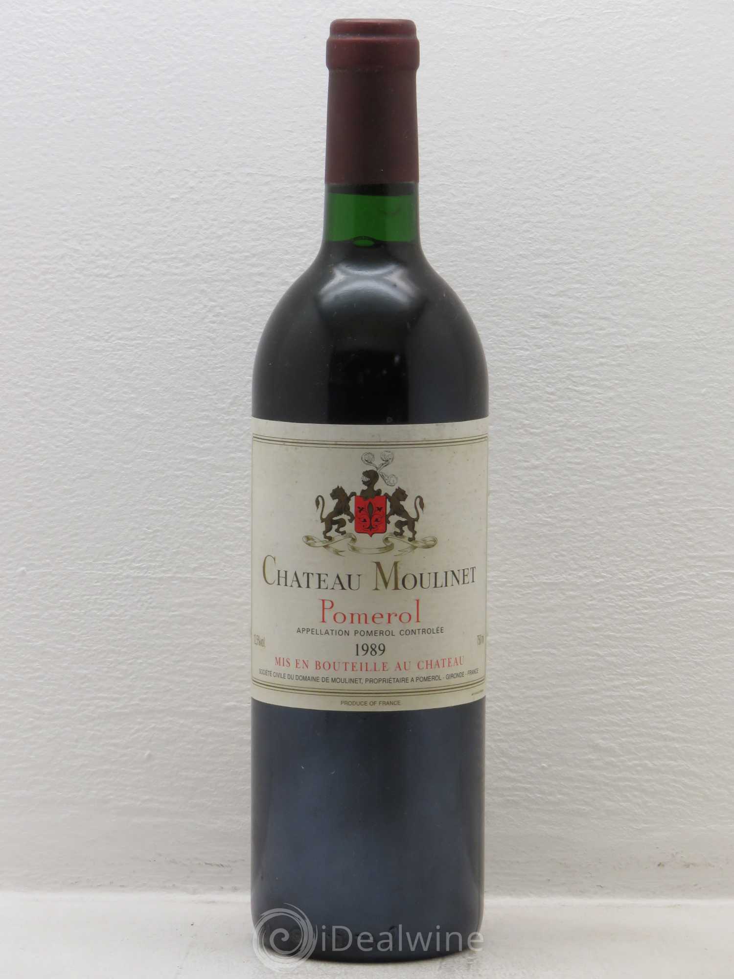 Château Moulinet 1989 - Lot de 1 bouteille - 0