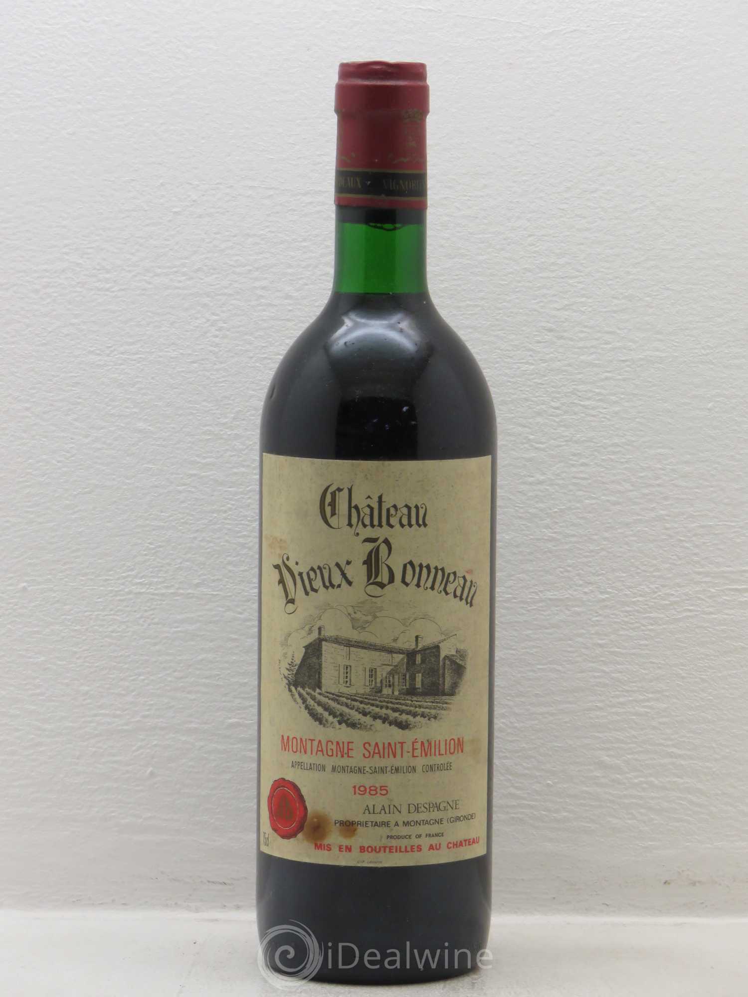 Montagne Saint-Émilion Vieux bonneau 1985 - Posten von 1 Flasche - 0
