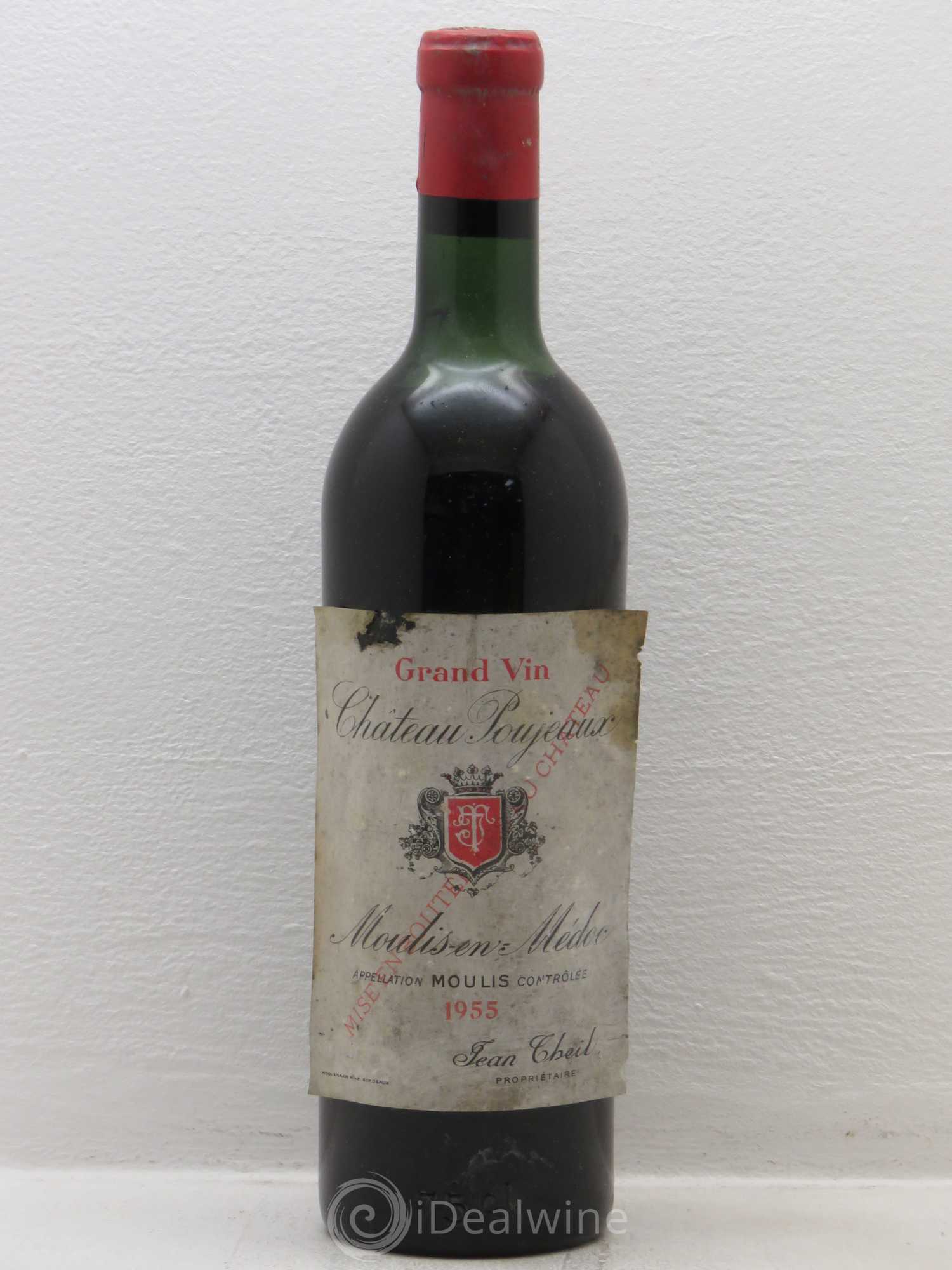 Château Poujeaux 1955 - Lot de 1 bouteille - 0