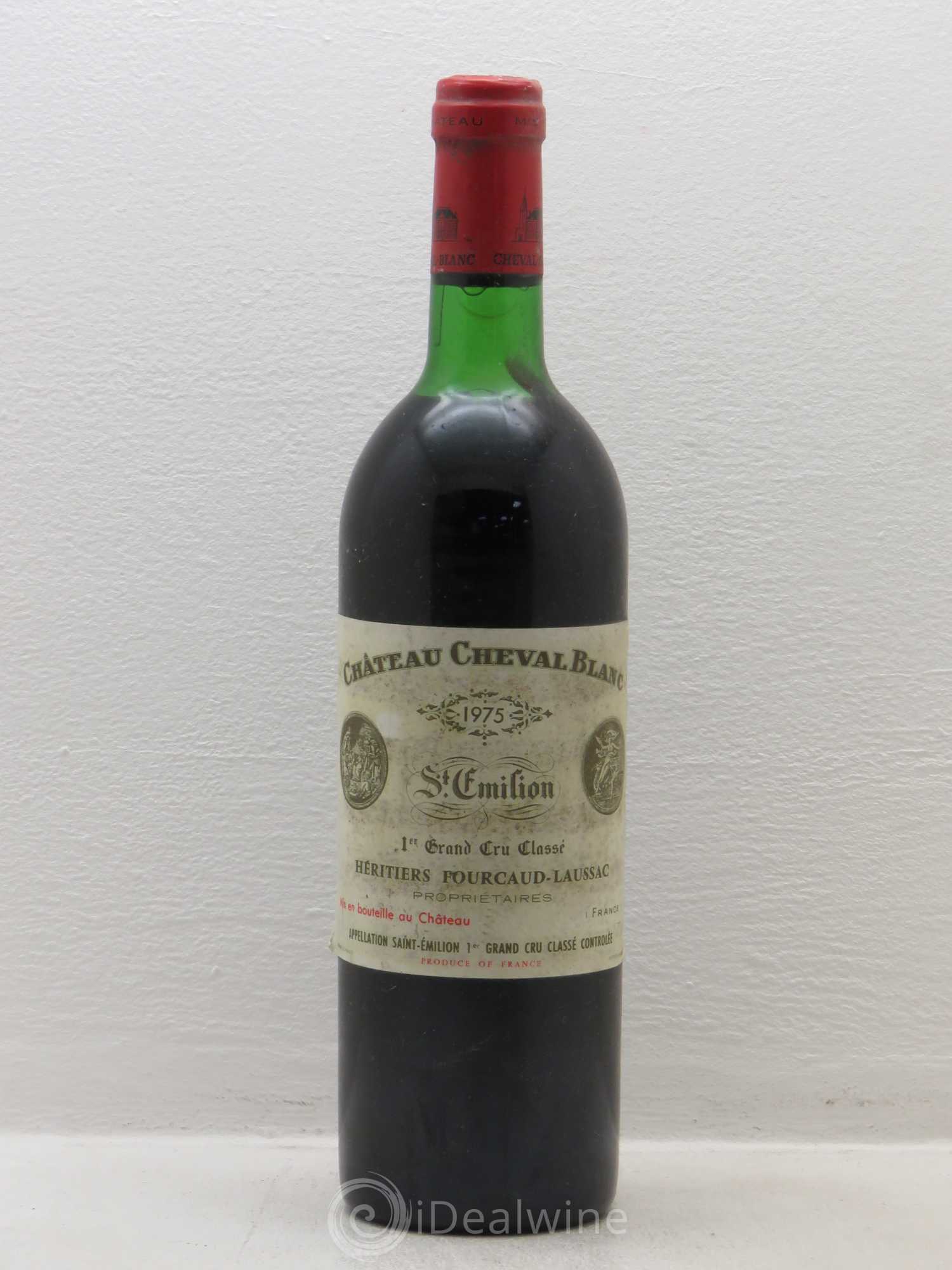 Château Cheval Blanc 1er Grand Cru Classé A 1975 - Lot de 1 bouteille - 0