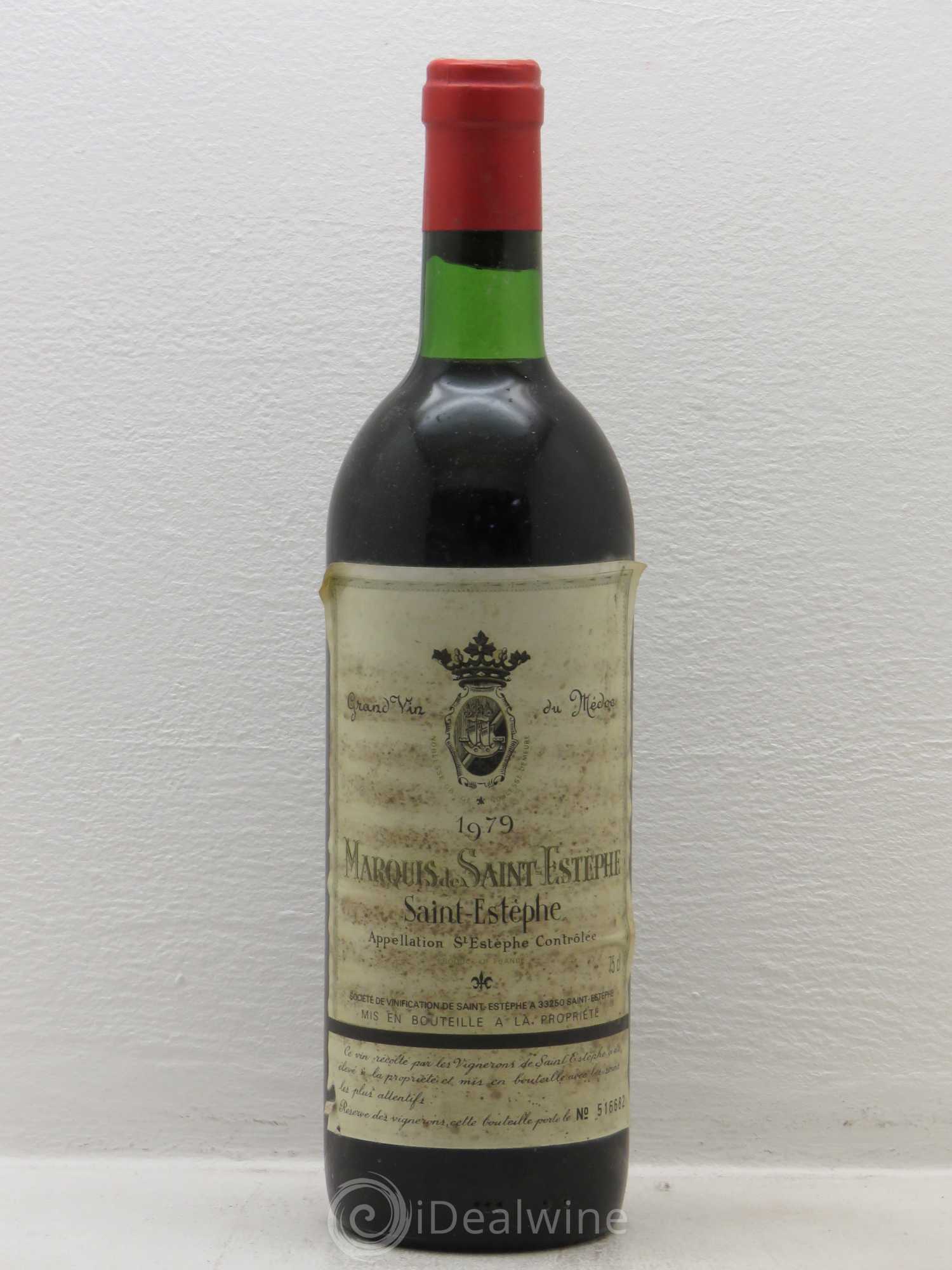 Marquis de Saint Estèphe 1979 - Lot de 1 bouteille - 0