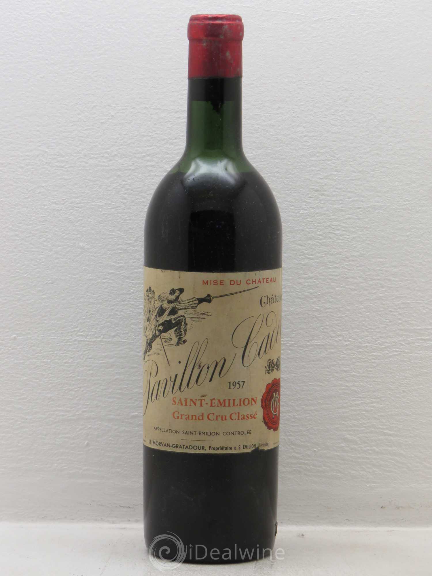Château Pavillon Cadet 1957 - Lot de 1 bouteille - 0