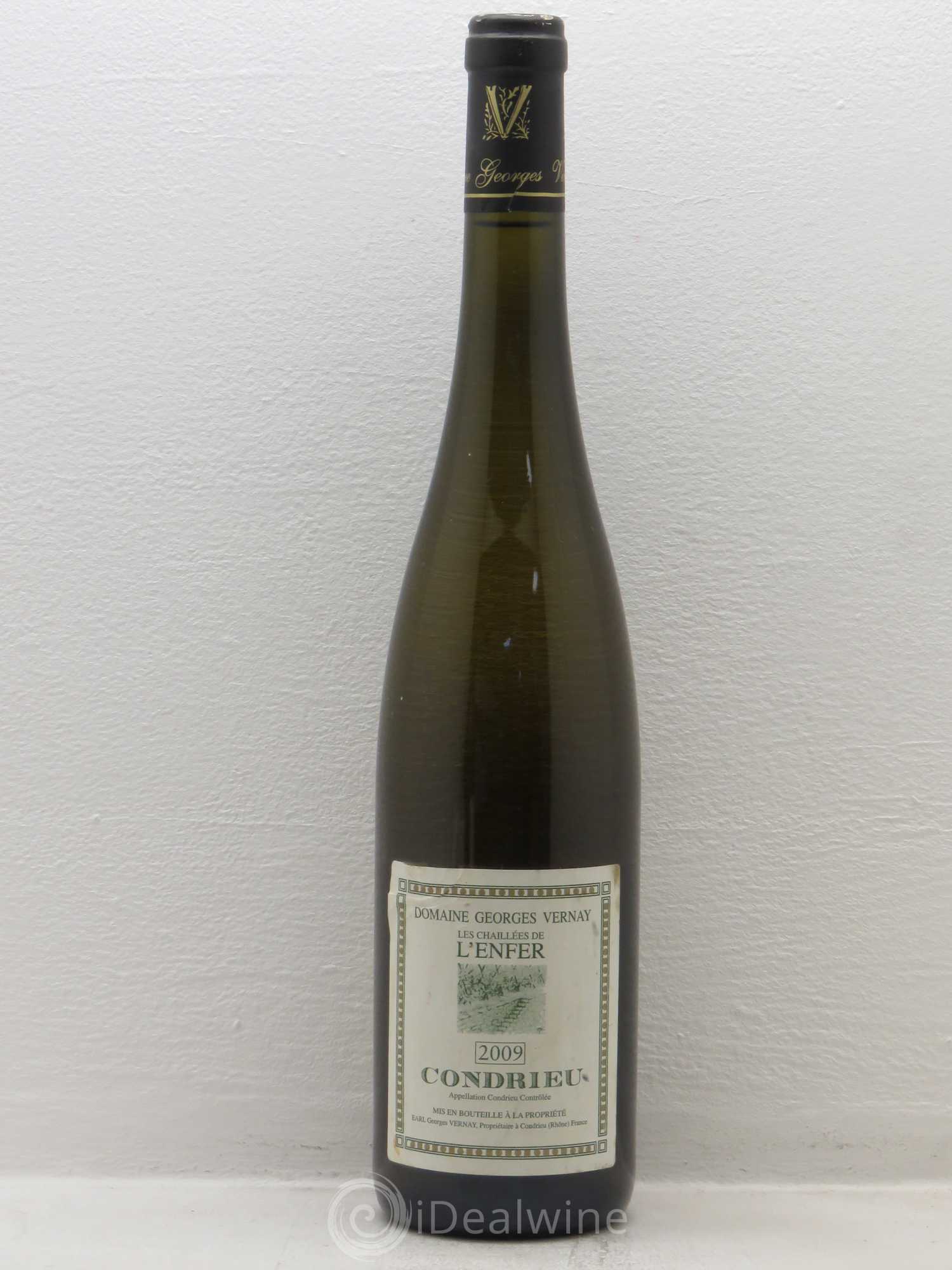 Condrieu Les Chaillées de l'Enfer Georges Vernay 2009 - Lot de 1 bouteille - 0