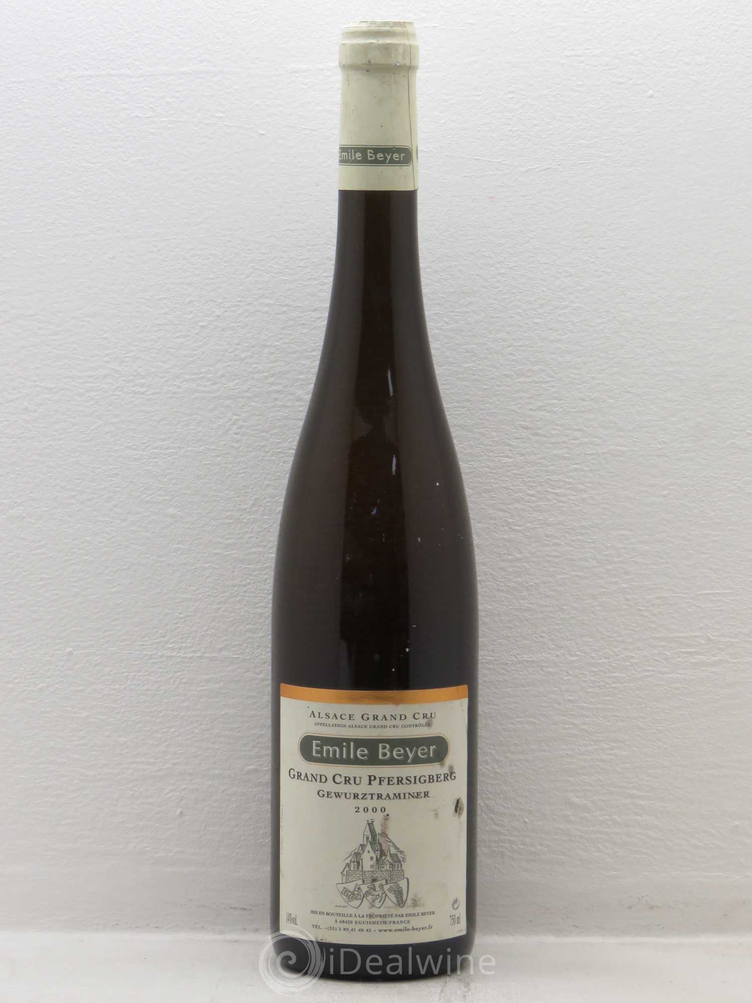 Gewurztraminer Gewurtztraminer Pfersigberg Emile Beyer 2000 - Posten von 1 Flasche - 0