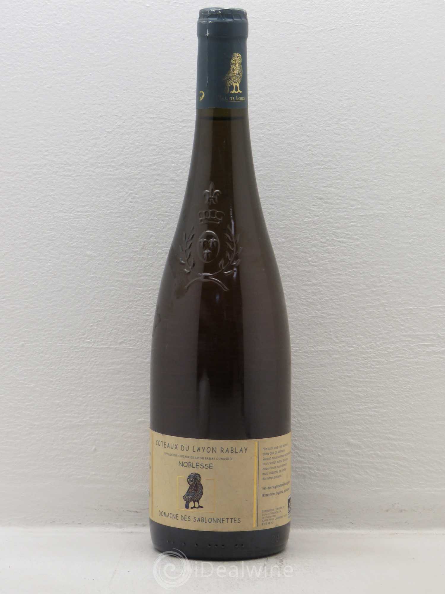 Coteaux du Layon Rablay Noblesse Sablonnettes 2004 - Posten von 1 Flasche - 0