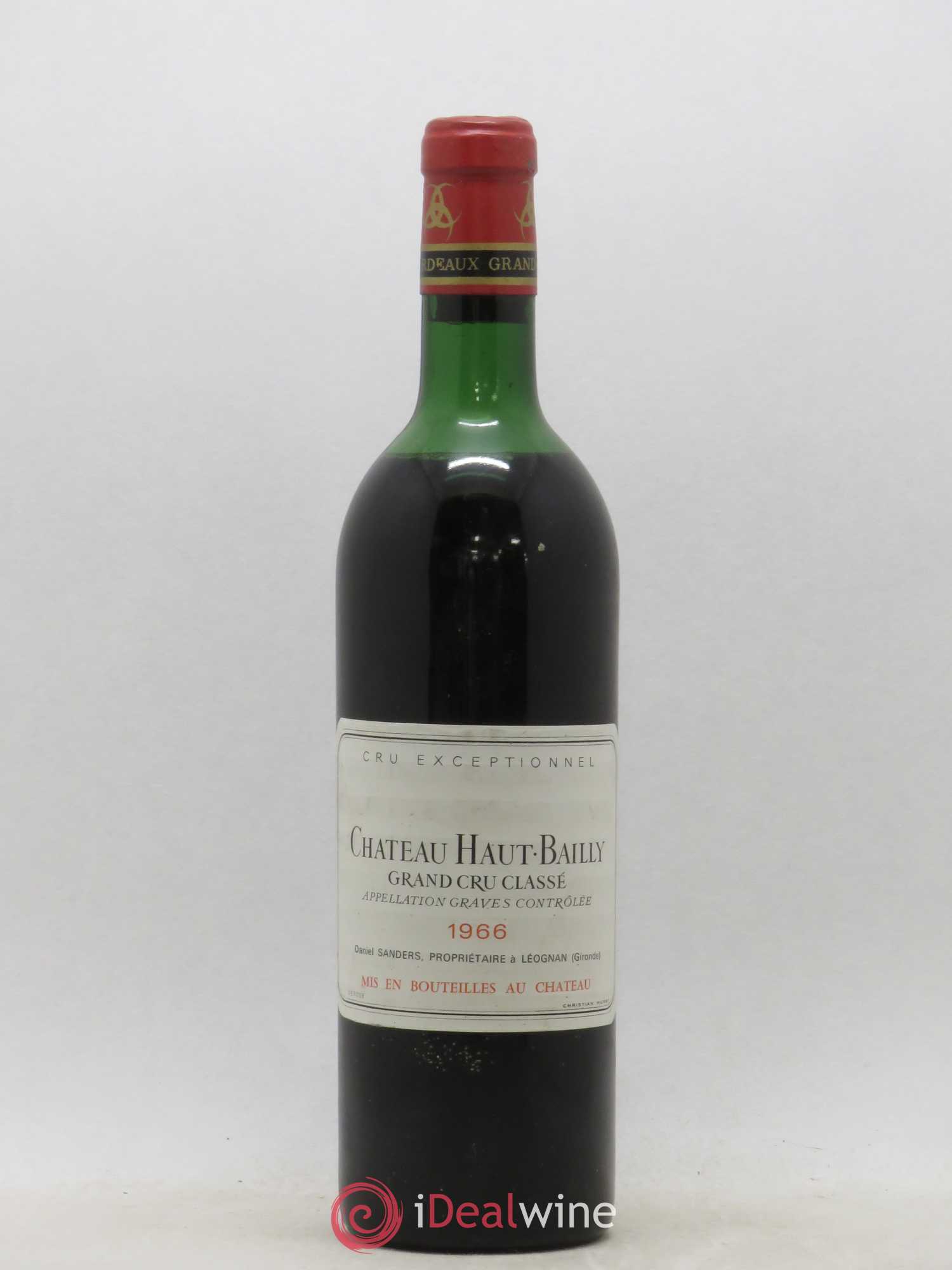 Château Haut-Bailly Cru Classé de Graves 1966 - Lot de 1 bouteille - 0